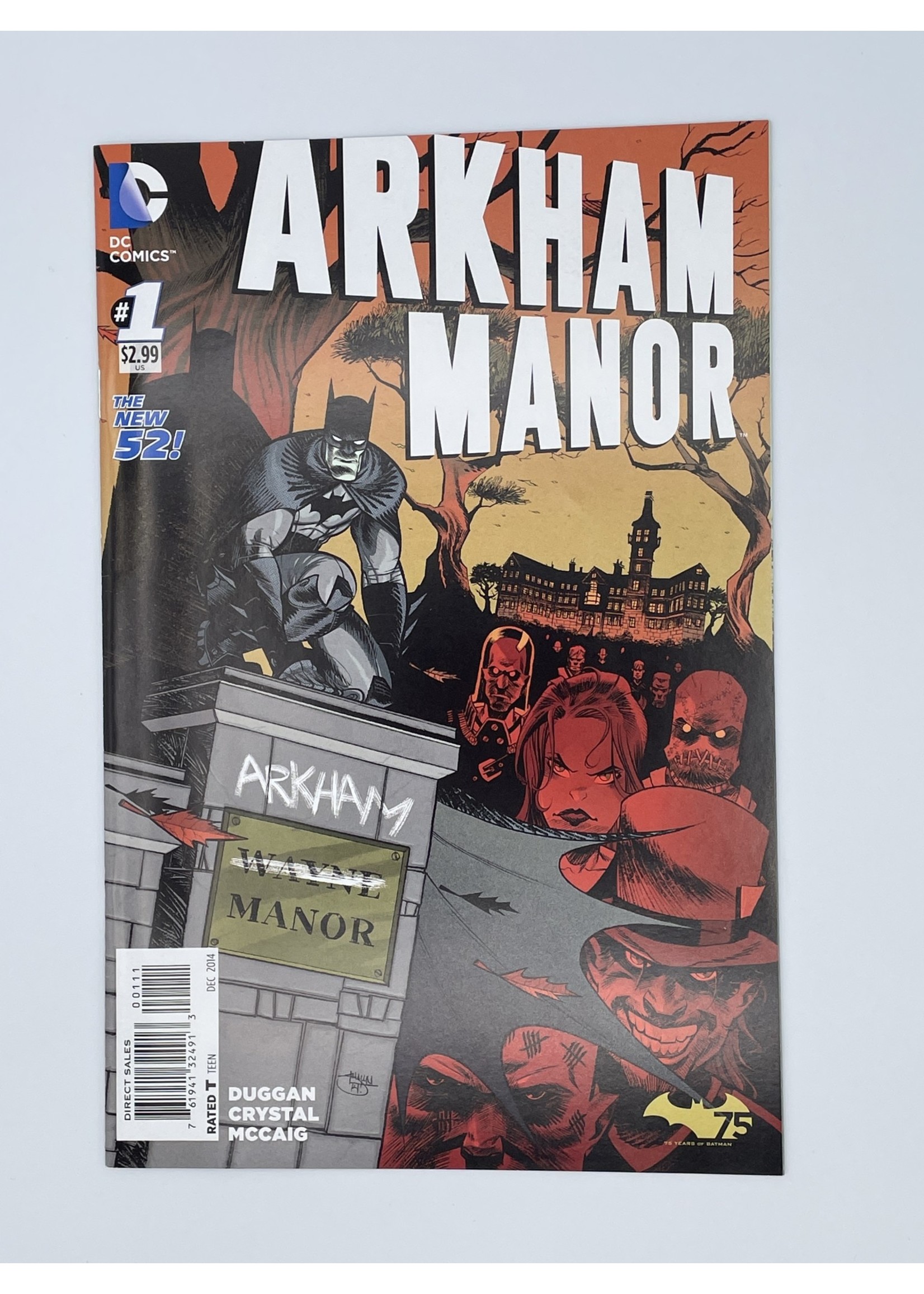 DC Arkham Manor #1 Dc December 2014