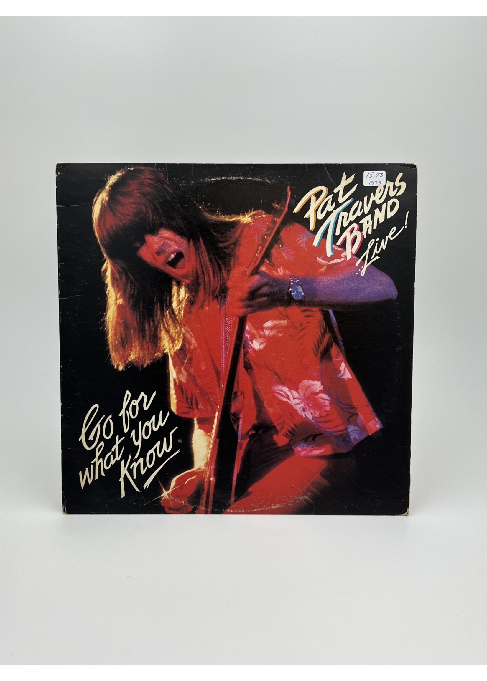 LP Pat Travers Band Go For What You Know Live LP Record