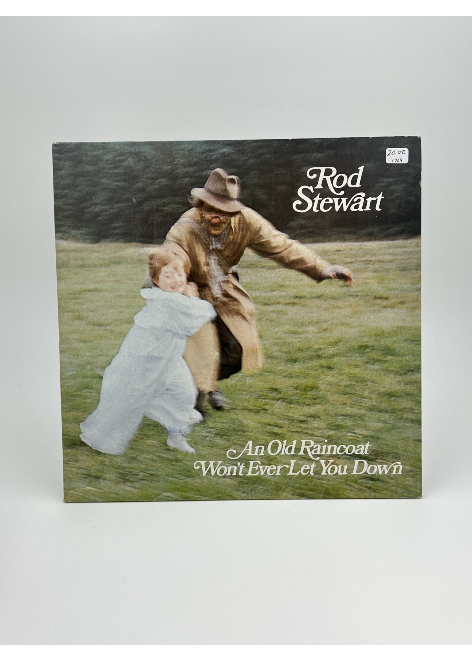 LP Rod Stewart An Old Raincoat Wont Ever Let You Down LP Record