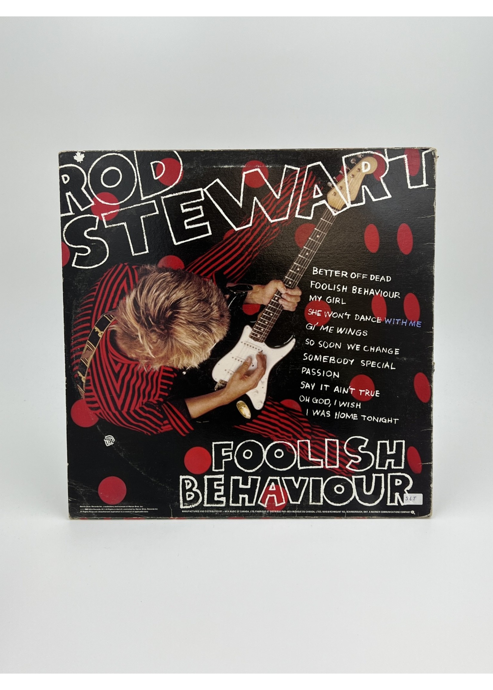 LP Rod Stewart Foolish Behaviour var2 LP Record