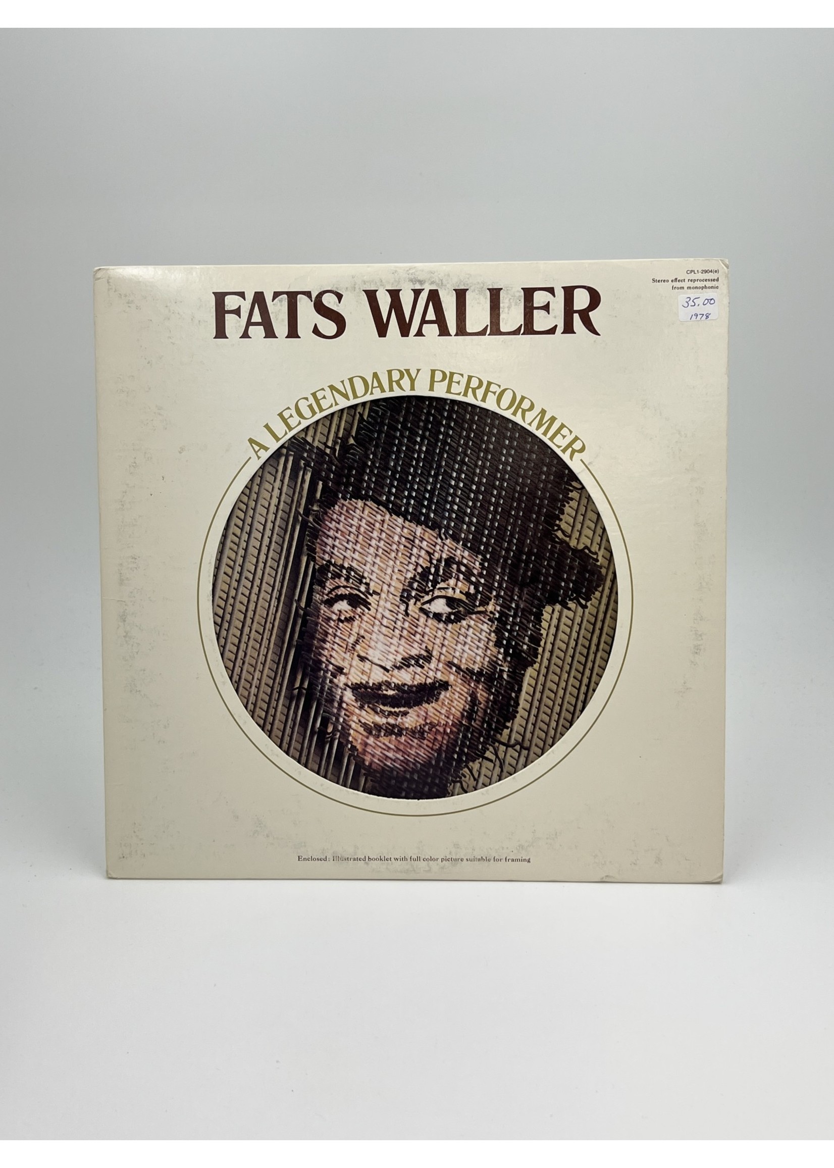 LP Fats Waller A Legendary Performer Picture Disc LP Record