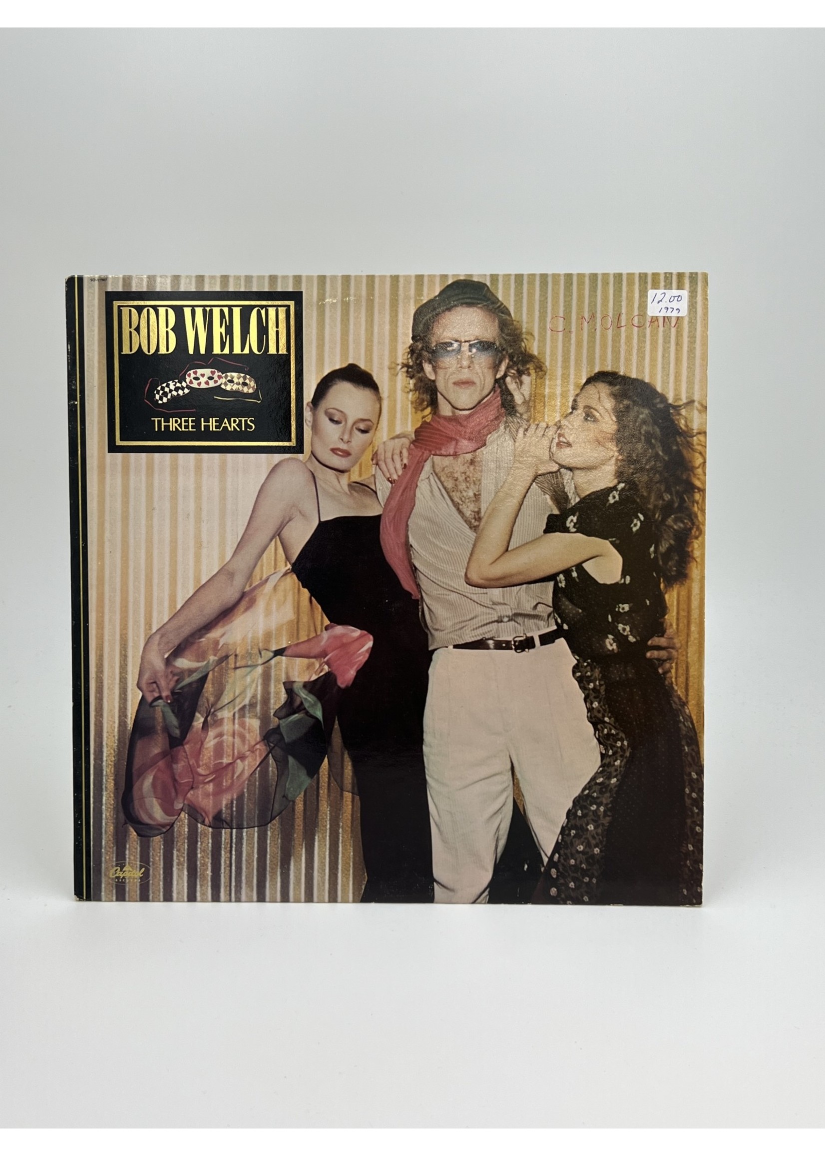 LP Bob Welch Three Hearts LP Record
