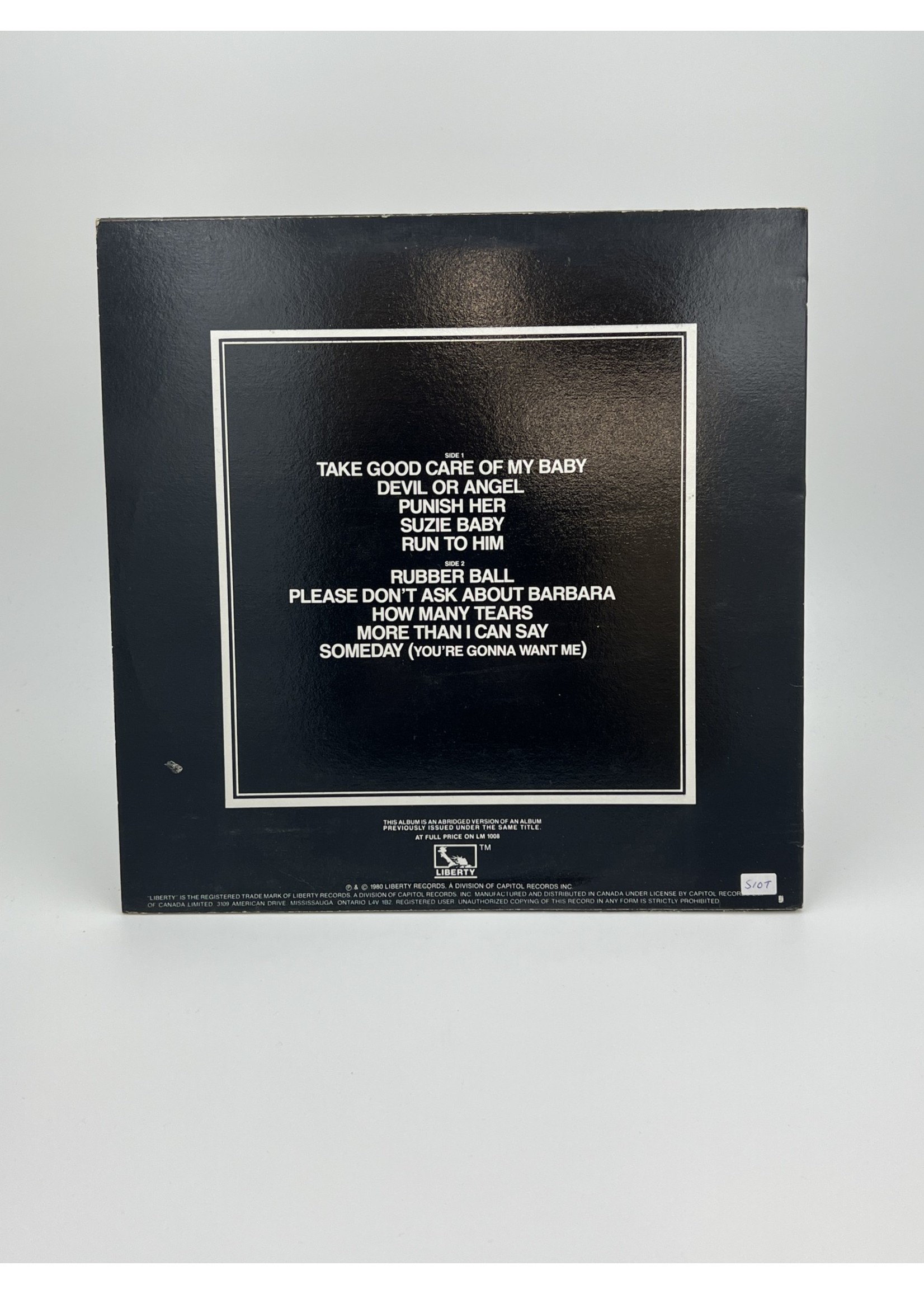 LP Bobby Vees Golden Greats 10 of his Biggest Hits LP Record