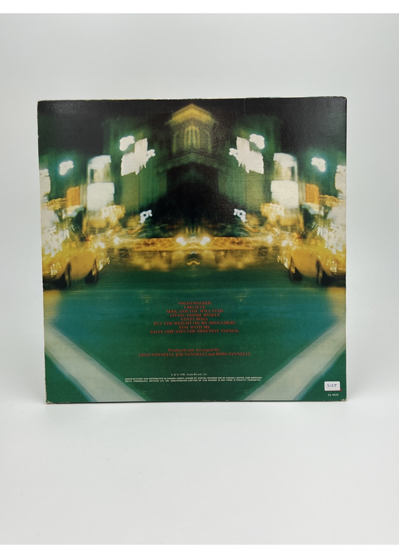 LP Gino Vannelli Nightwalker LP Record