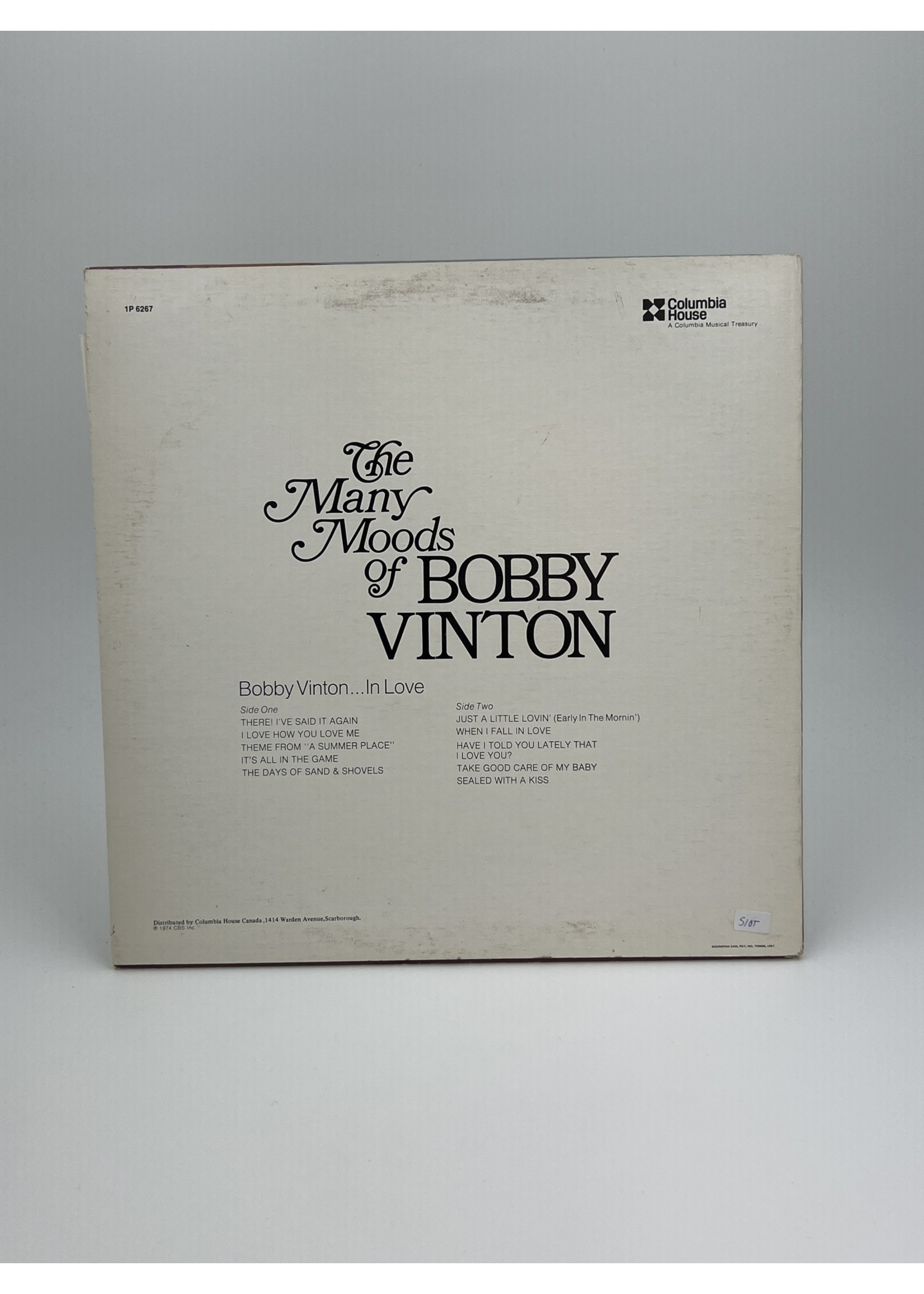 LP The Many Moods of Bobby Vinton LP Record