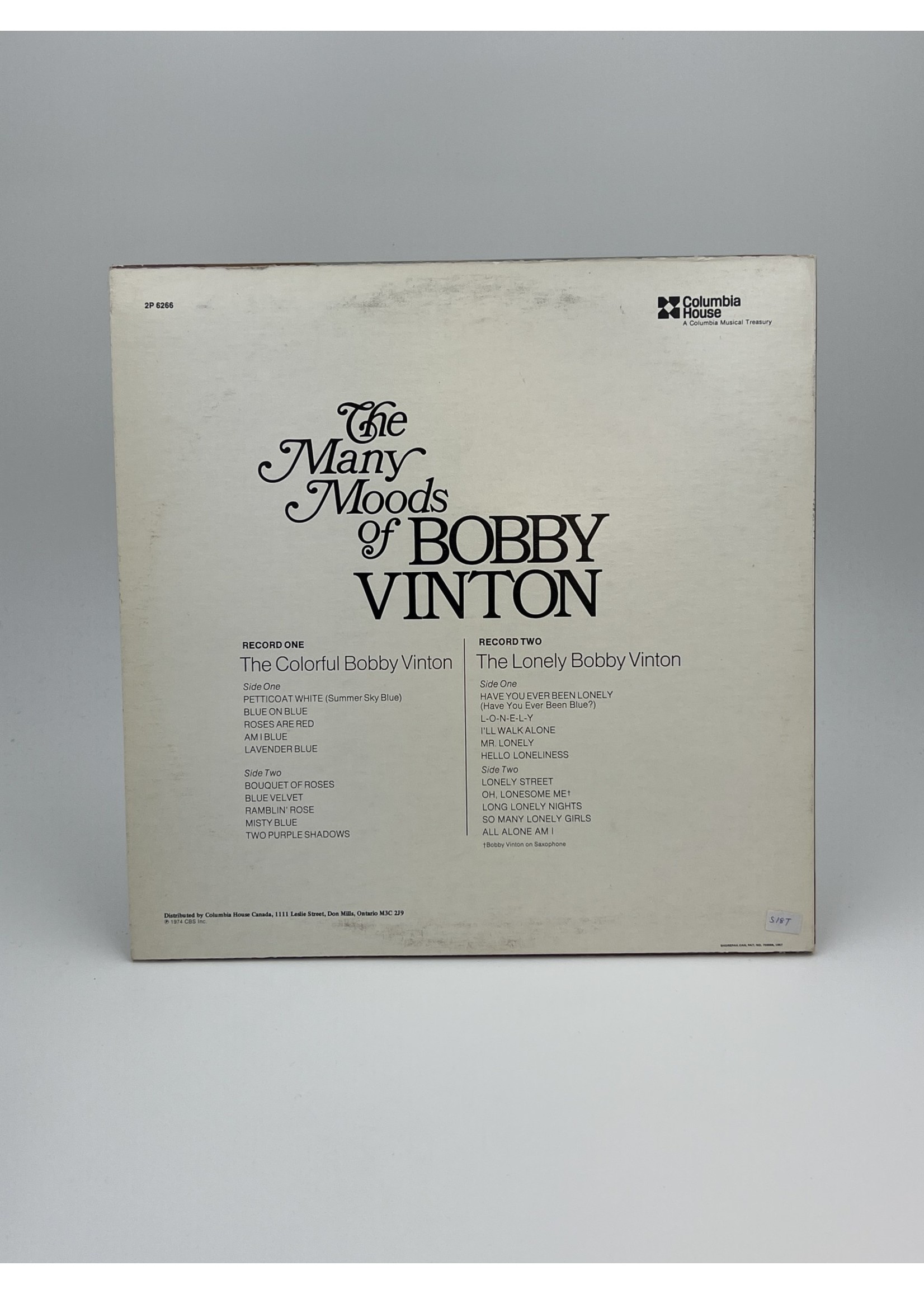 LP The Many Moods of Bobby Vinton var2 LP Record