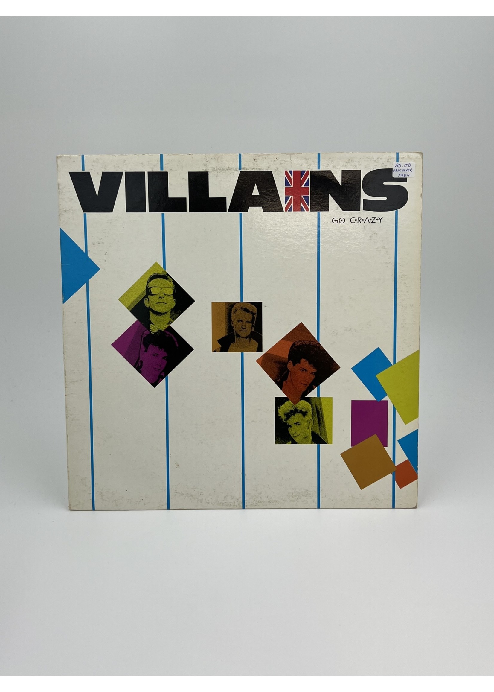 LP Villains Go Crazy LP Record