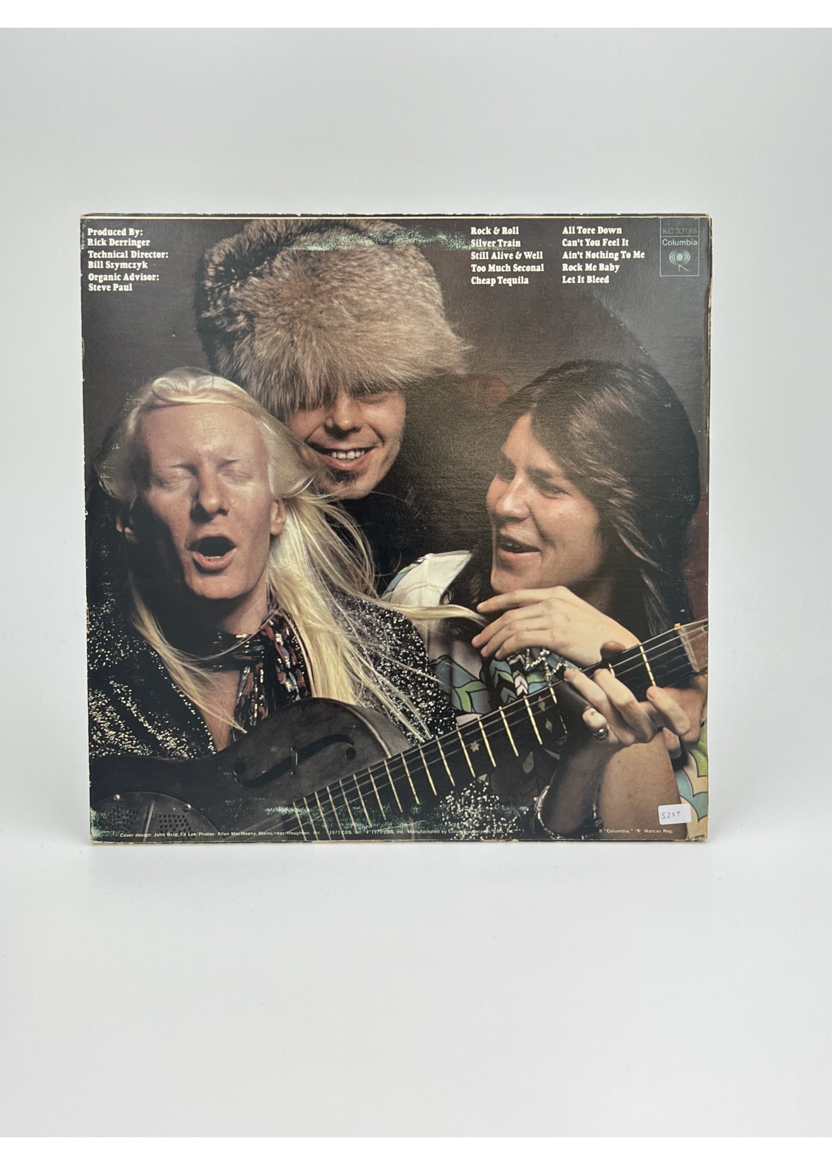 LP Johnny Winter Still Alive and Well LP Record