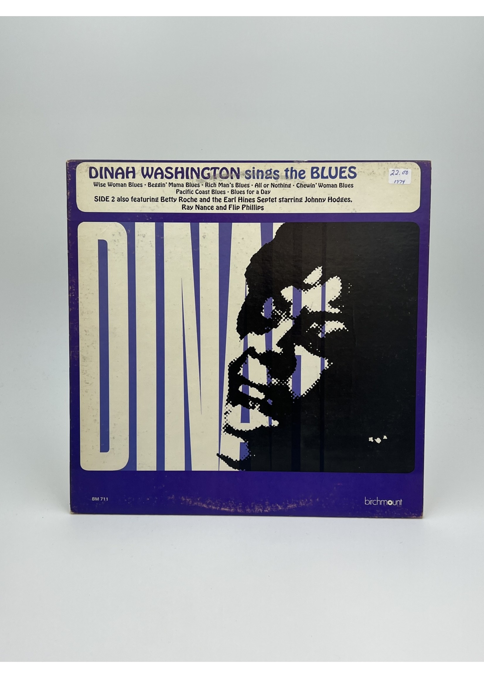 LP Dinah Washington Sings The Blues LP Record