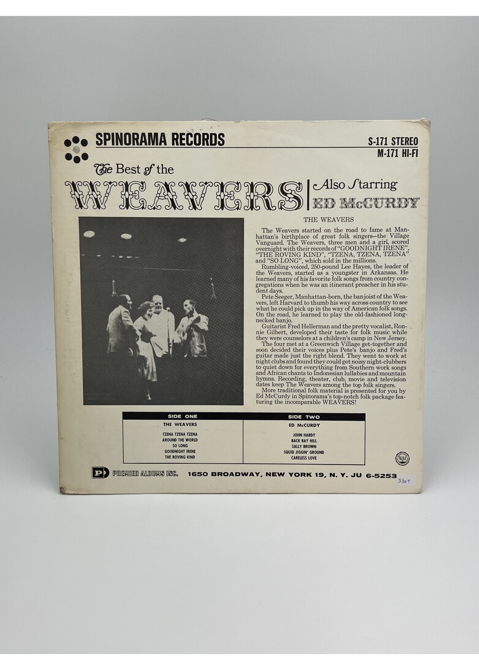 LP The Best of The Weavers LP Record