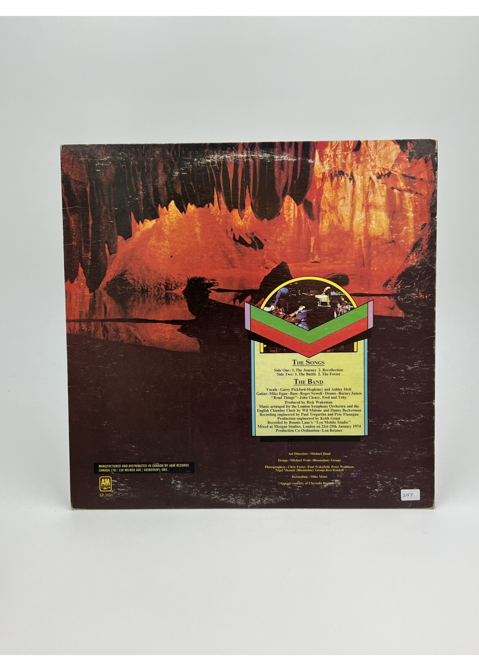 LP Rick Wakeman Journey To The Centre Of The Earth LP Record