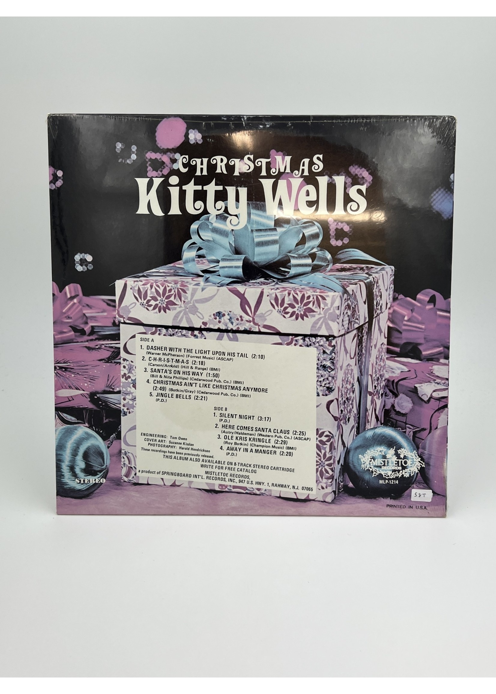 LP Kitty Wells Christmas Sealed LP Record