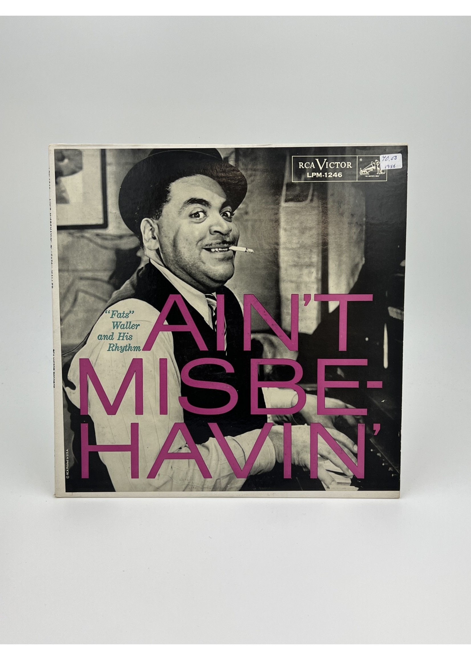 LP Fats Waller and His Rhythm Aint Misbehavin LP Record