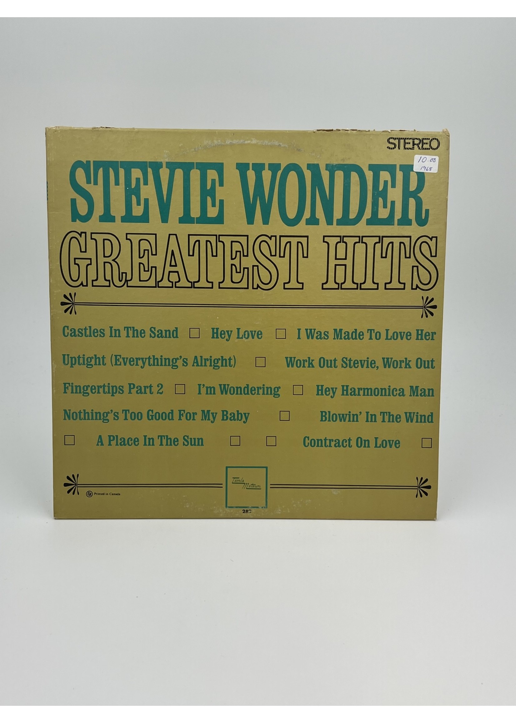 LP Stevie Wonder Greatest Hits LP Record