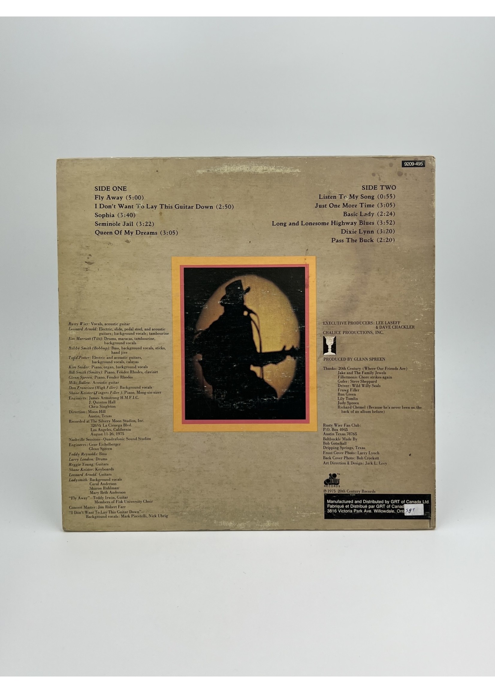 LP Rusty Wier LP Record