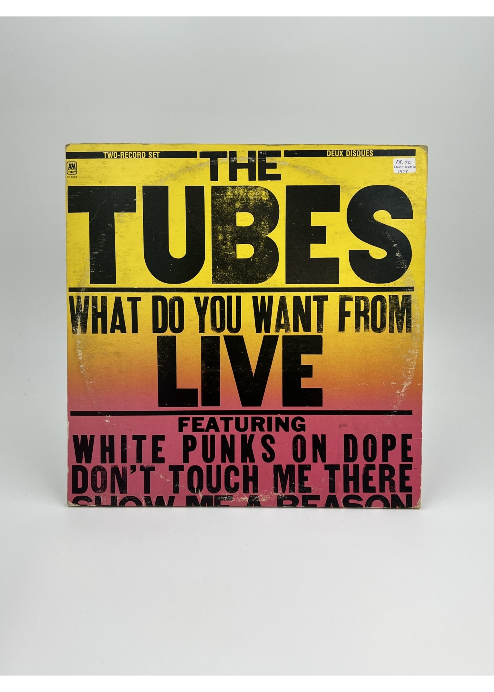 LP The Tubes What Do You Want From Live LP 2 Record