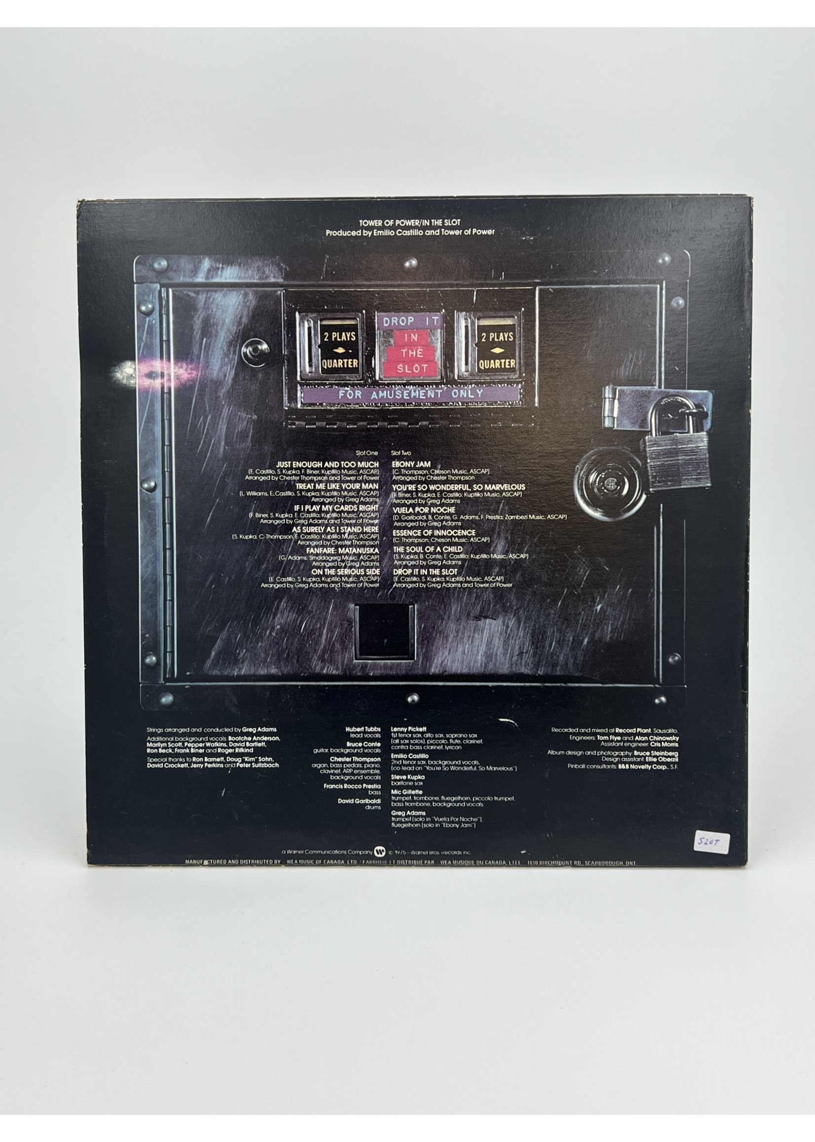 LP Tower Of Power In The Slot LP Record