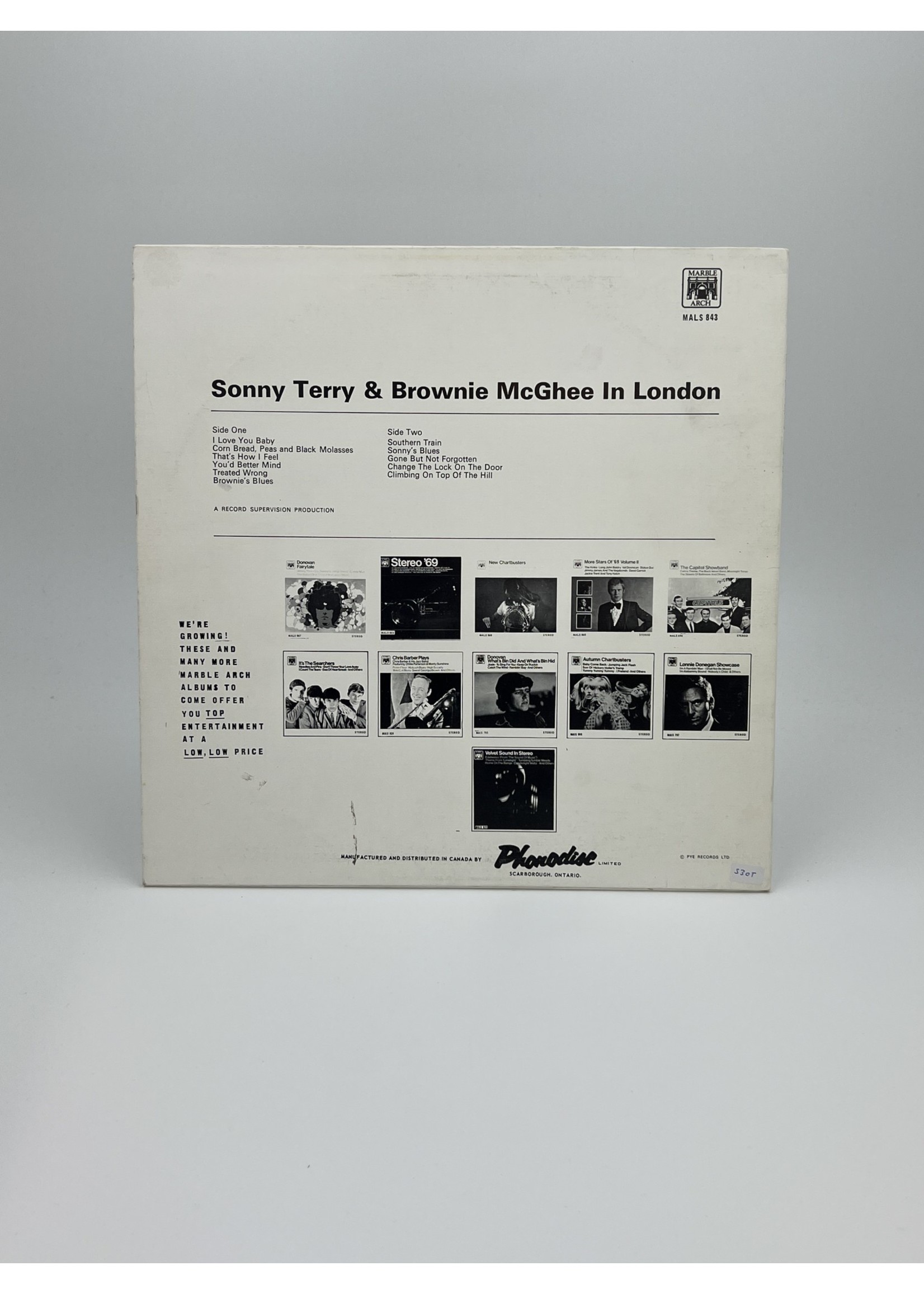 LP Sonny Terry and Brownie McGhee In London var3 LP Record