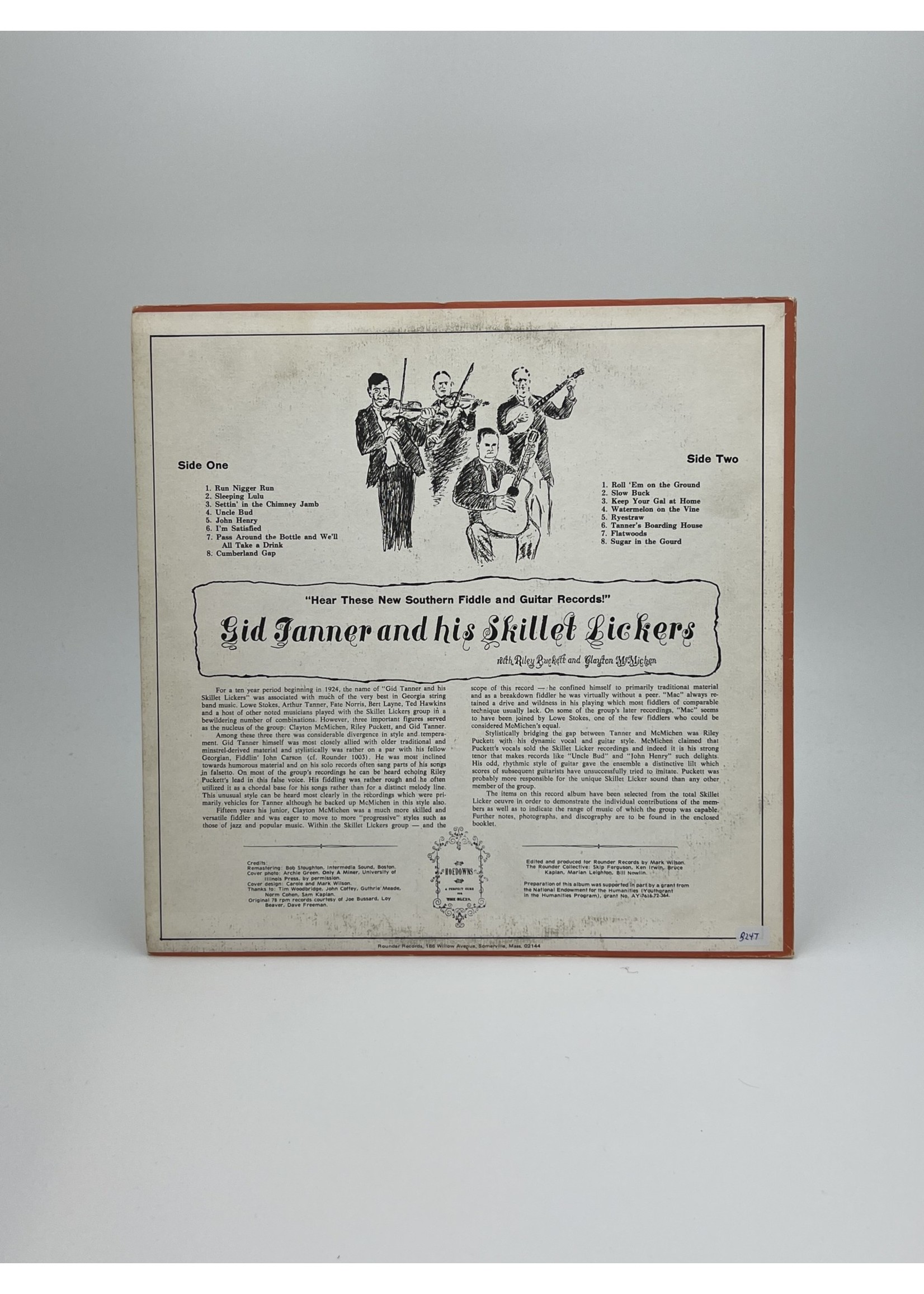 LP Gid Tanner and his Skillet Lickers Hear These New Southern Fiddle and Guitar Records LP Record