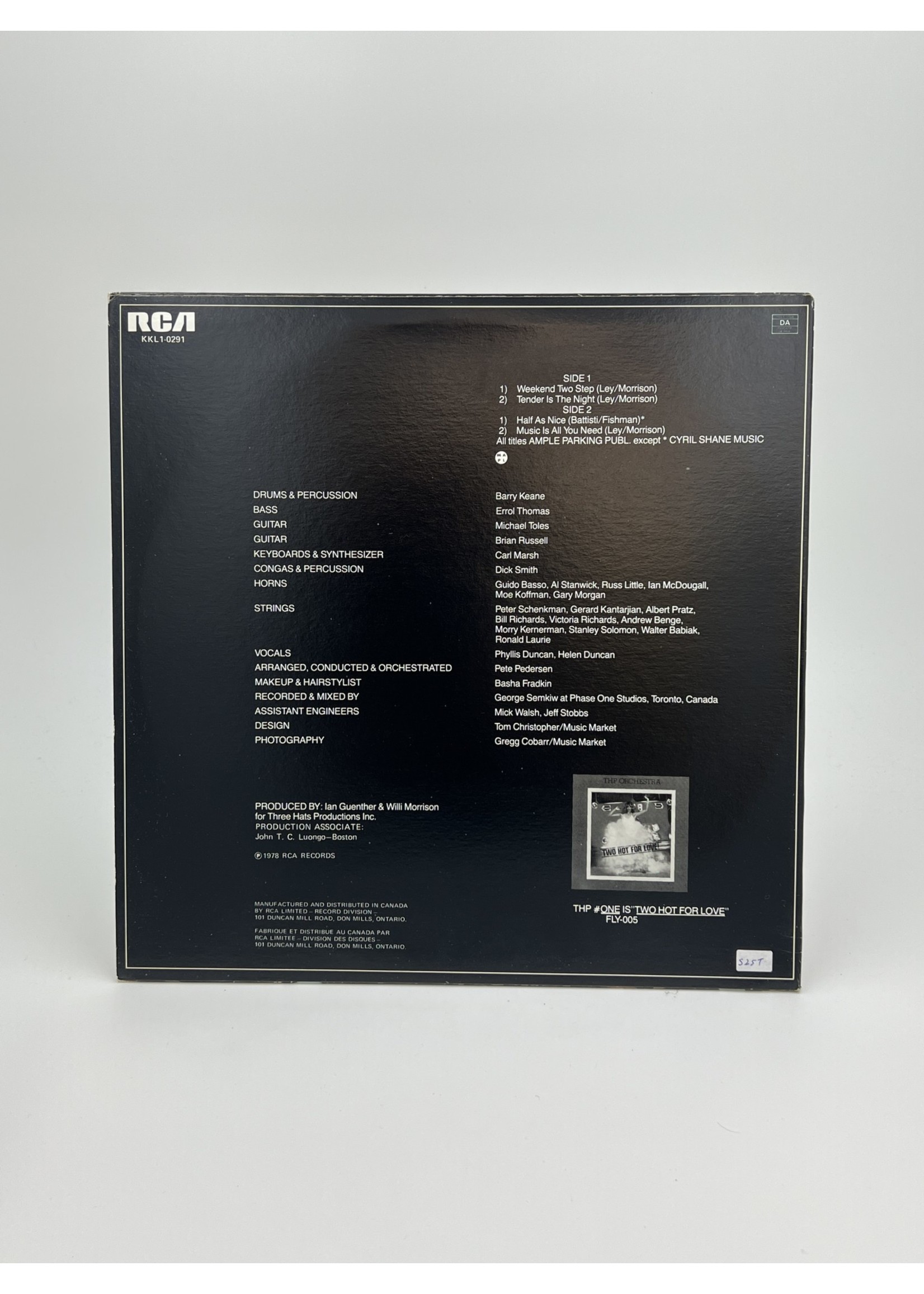 LP THP 2 Tender Is The Night Marble Vinyl LP Record