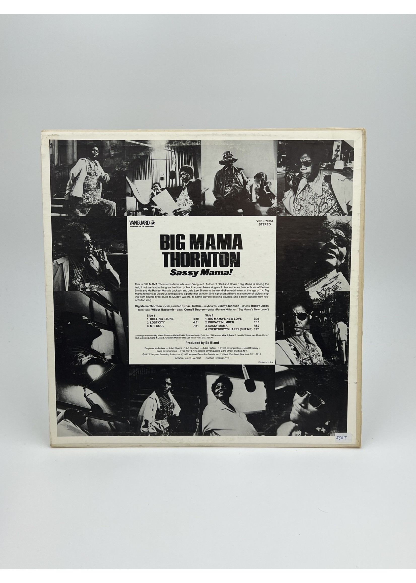 LP Big Mama Thornton Sassy Mama LP Record