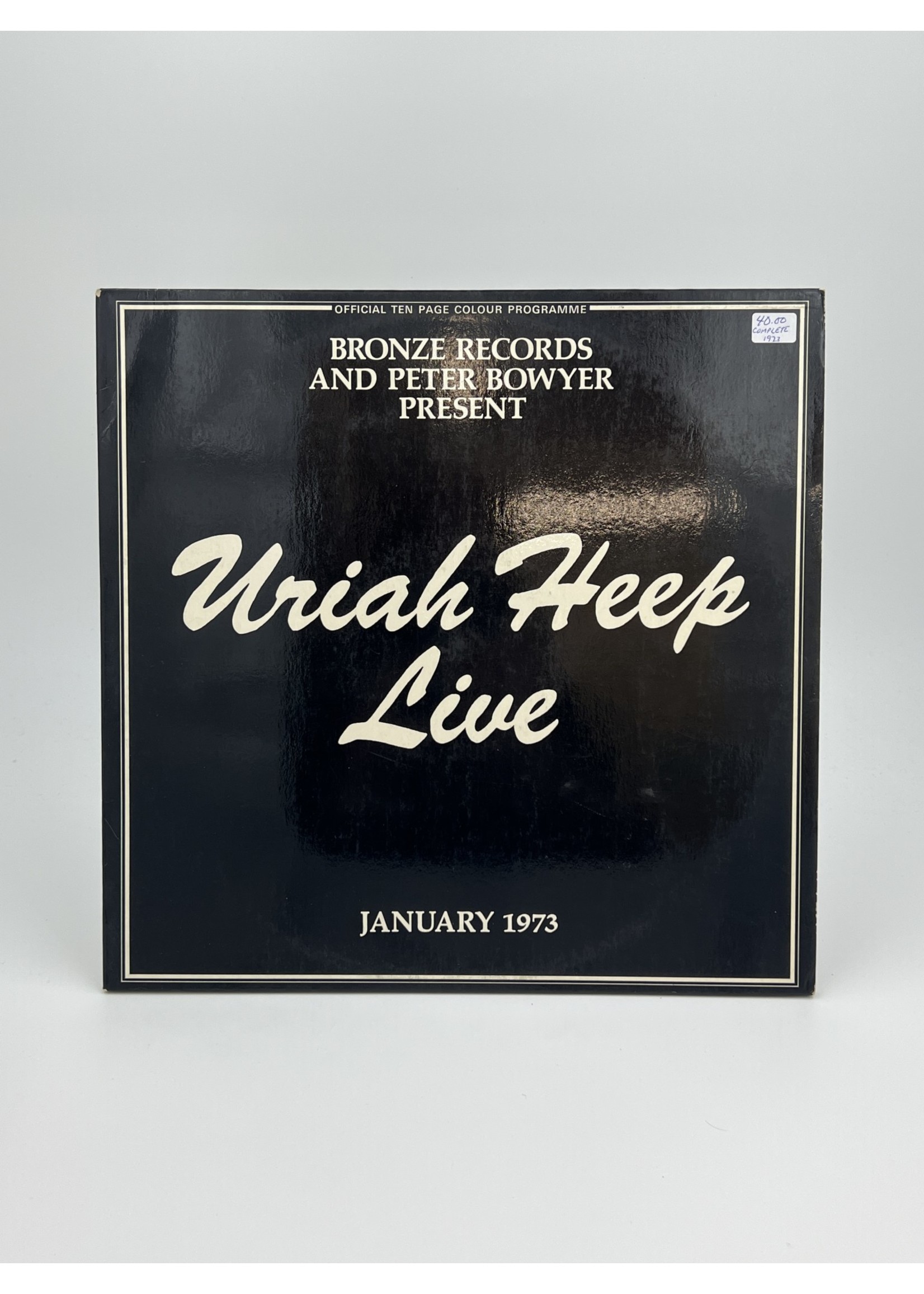 LP Uriah Heep Live Complete LP Record