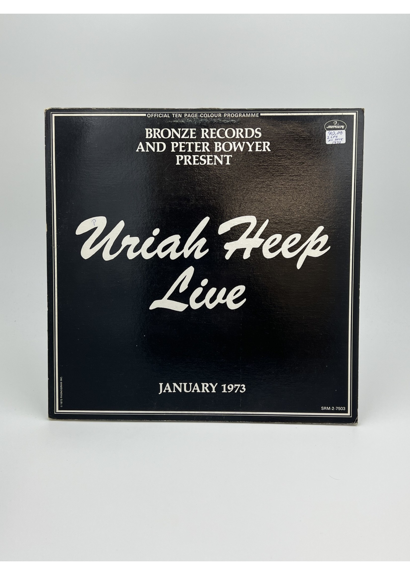 LP Uriah Heep Live 2 LP Record