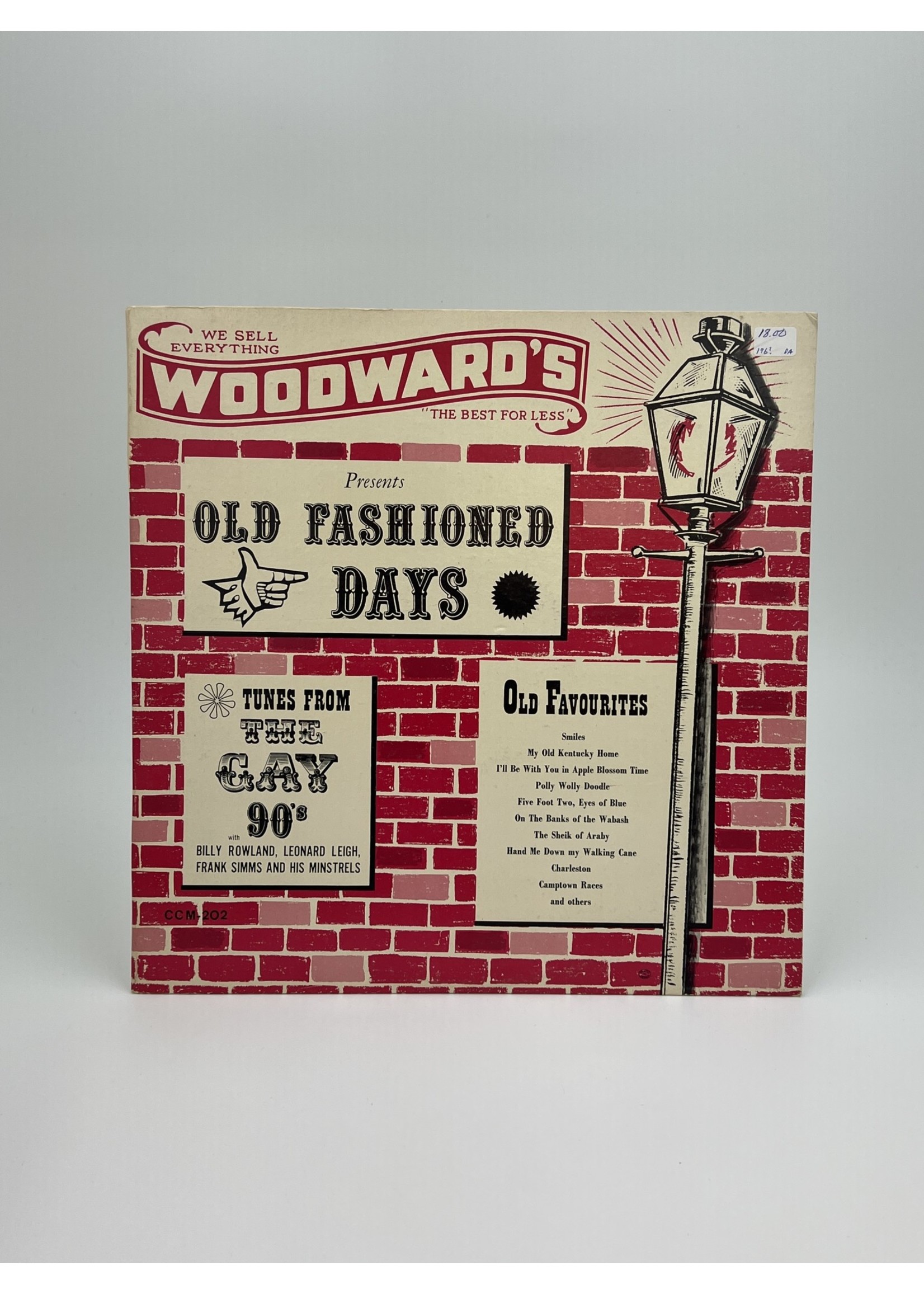 LP Woodwards Presents Old Fashioned Days LP Record