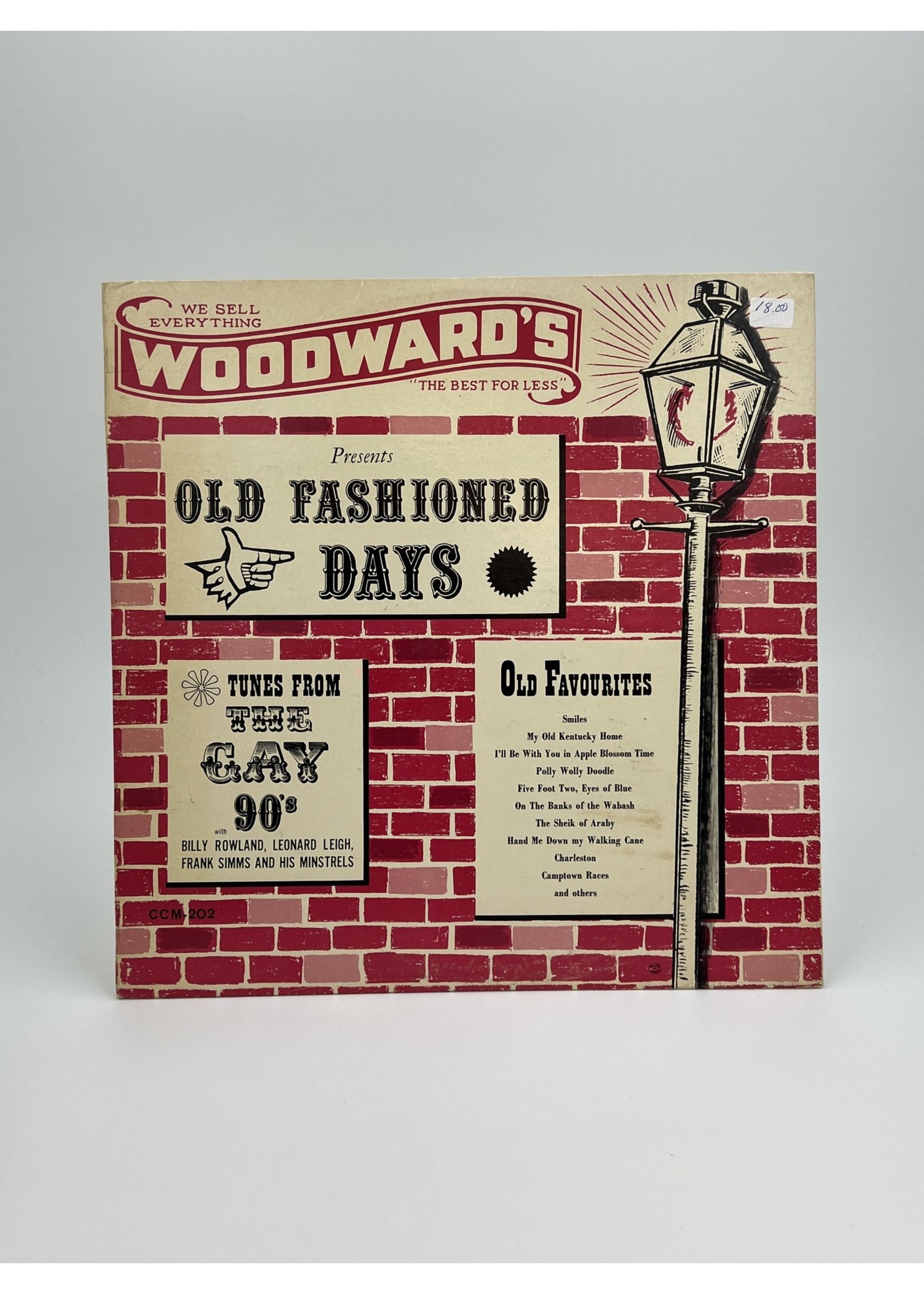LP Woodwards Presents Old Fashioned Days var2 LP Record