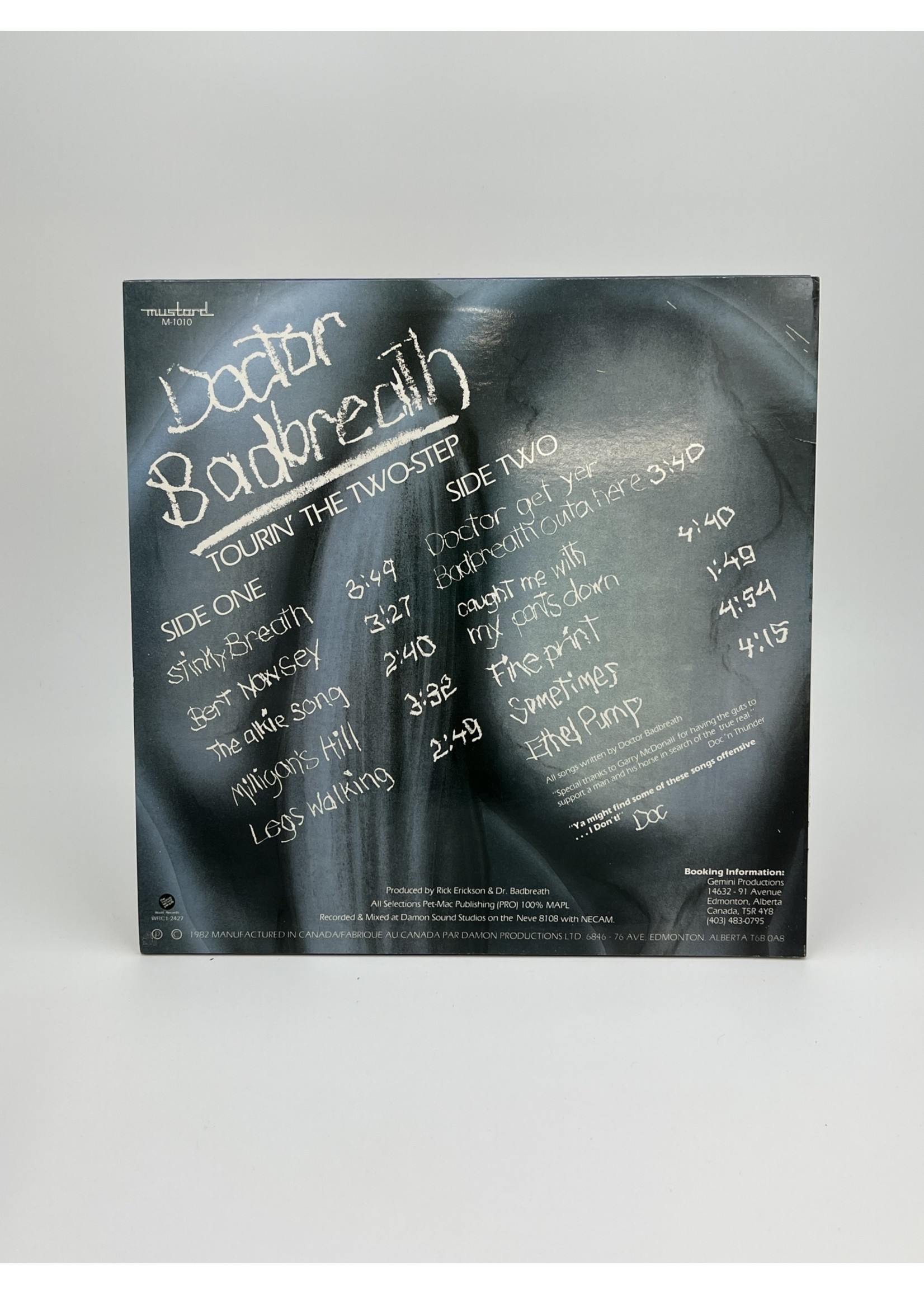 LP Doctor Badbreath Tourin The Two Step LP Record