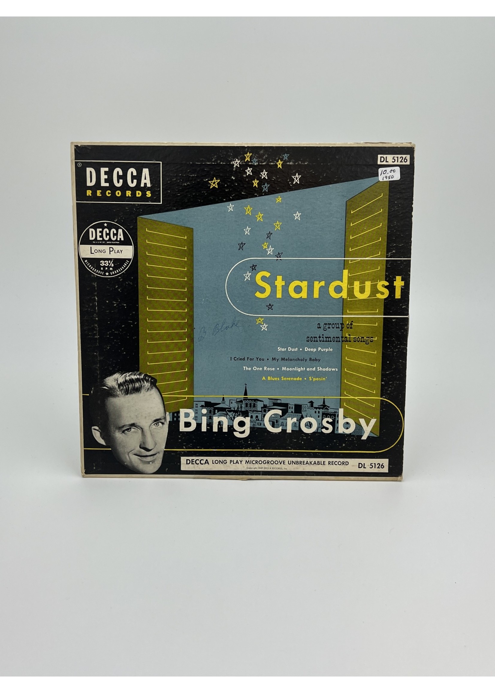 LP Bing Crosby Stardust LP mini Record