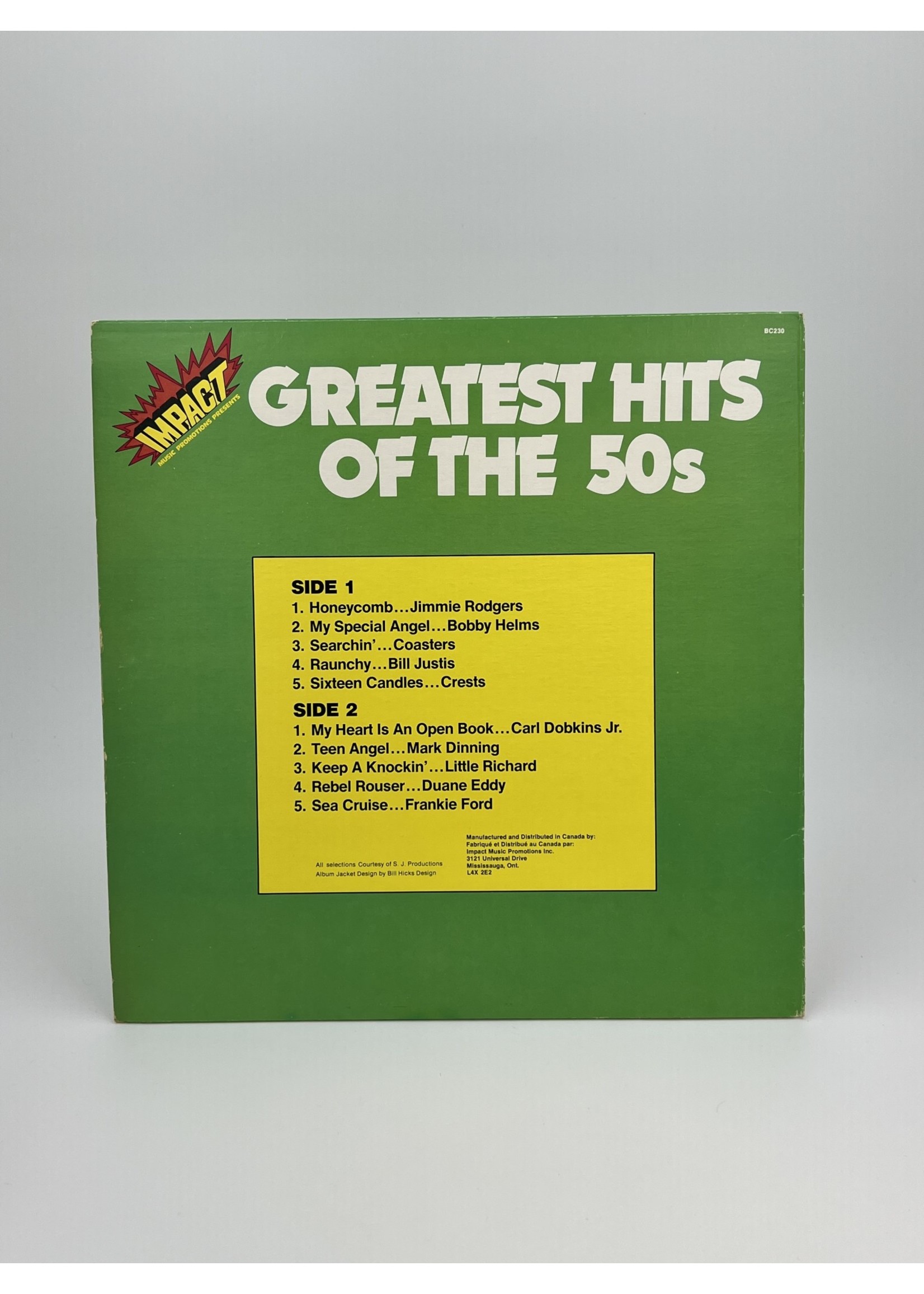 LP Greatest Hits Of The 50s Original Stars LP Record