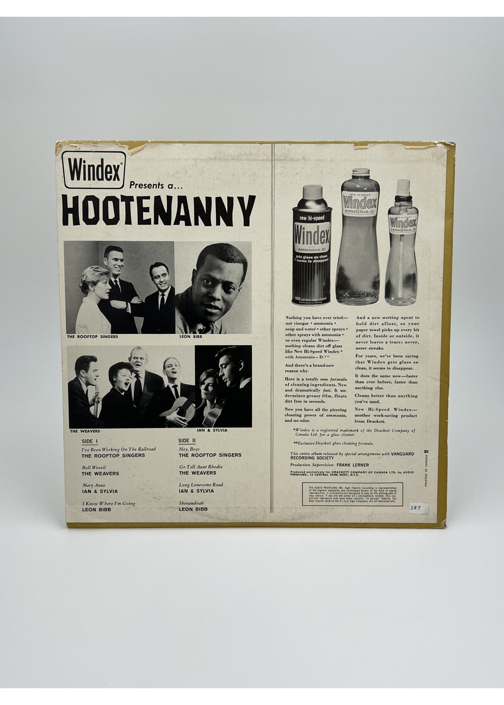 LP Windex Presents A Hootenanny LP Record