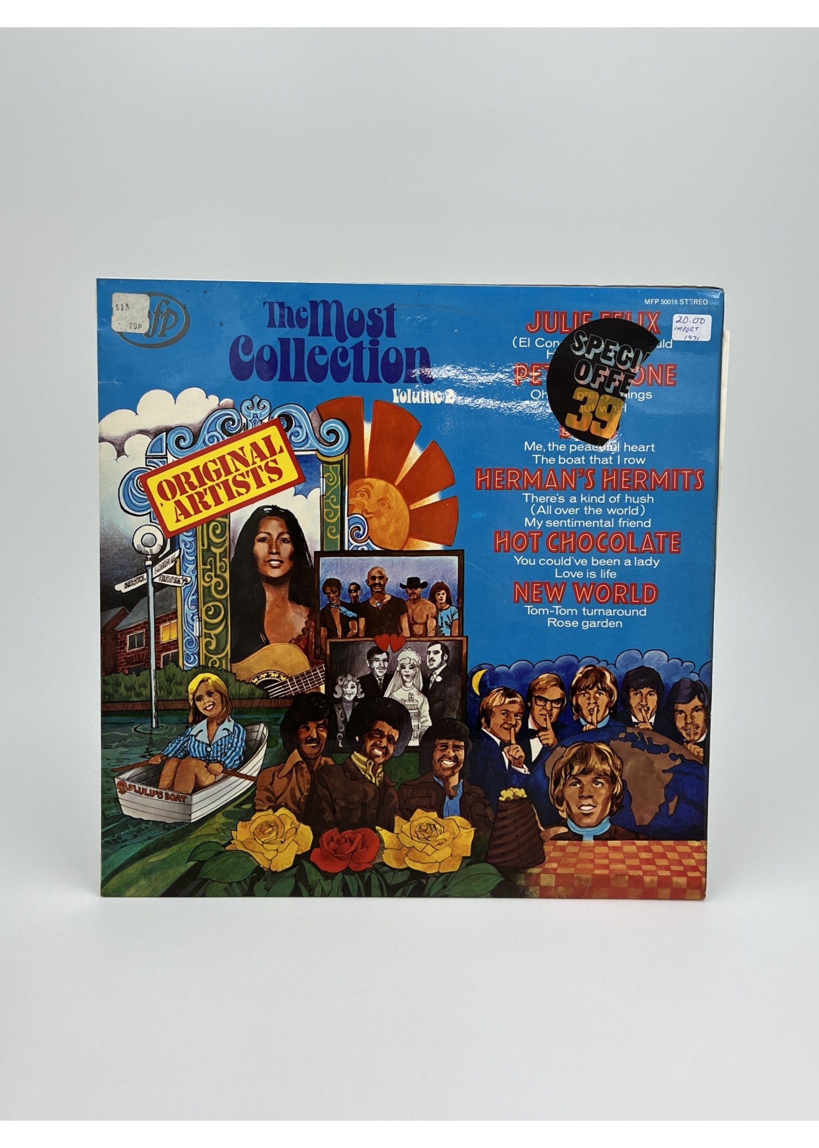 LP The Most Collection Volume 2 Original Artists LP Record