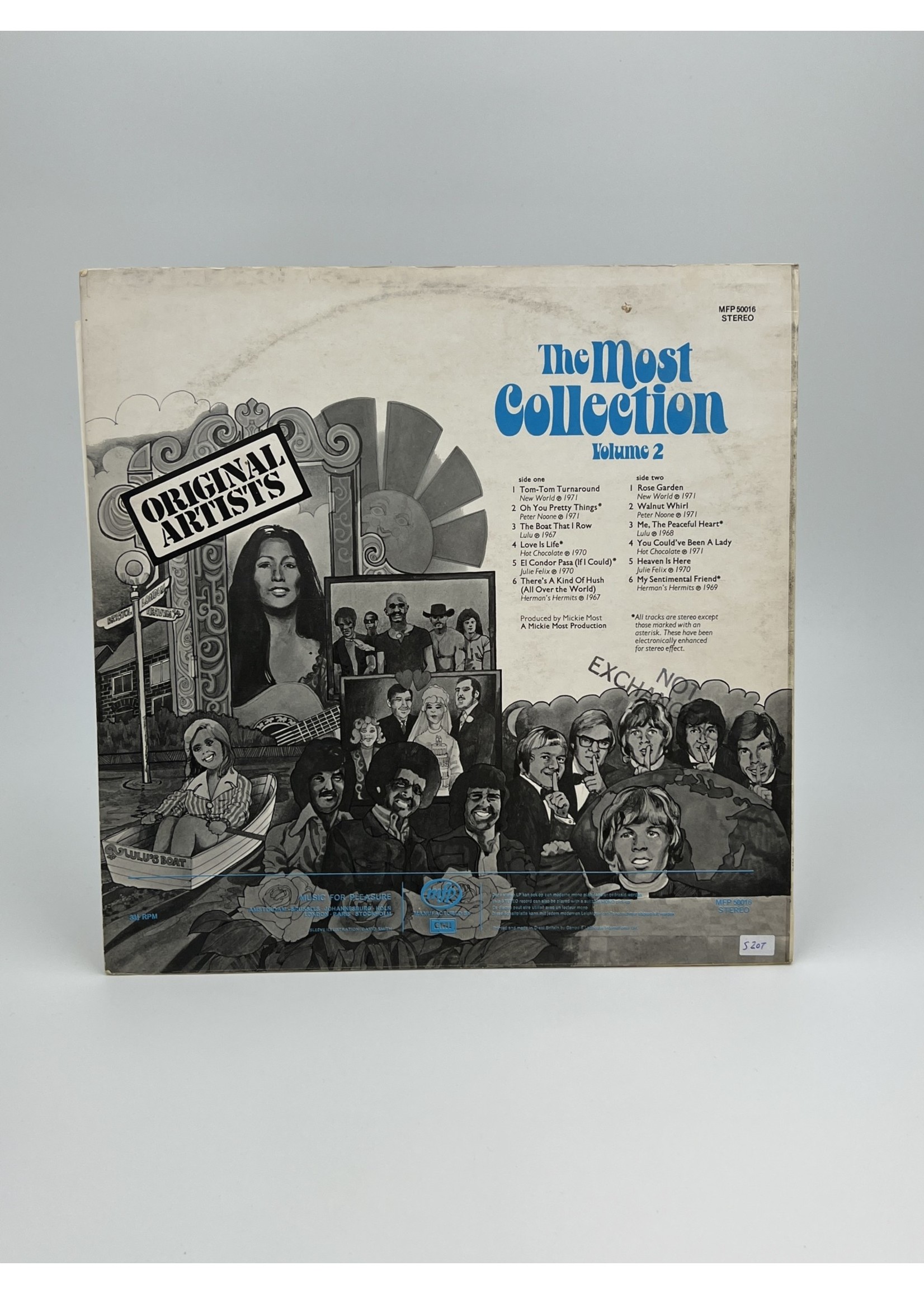 LP The Most Collection Volume 2 Original Artists LP Record