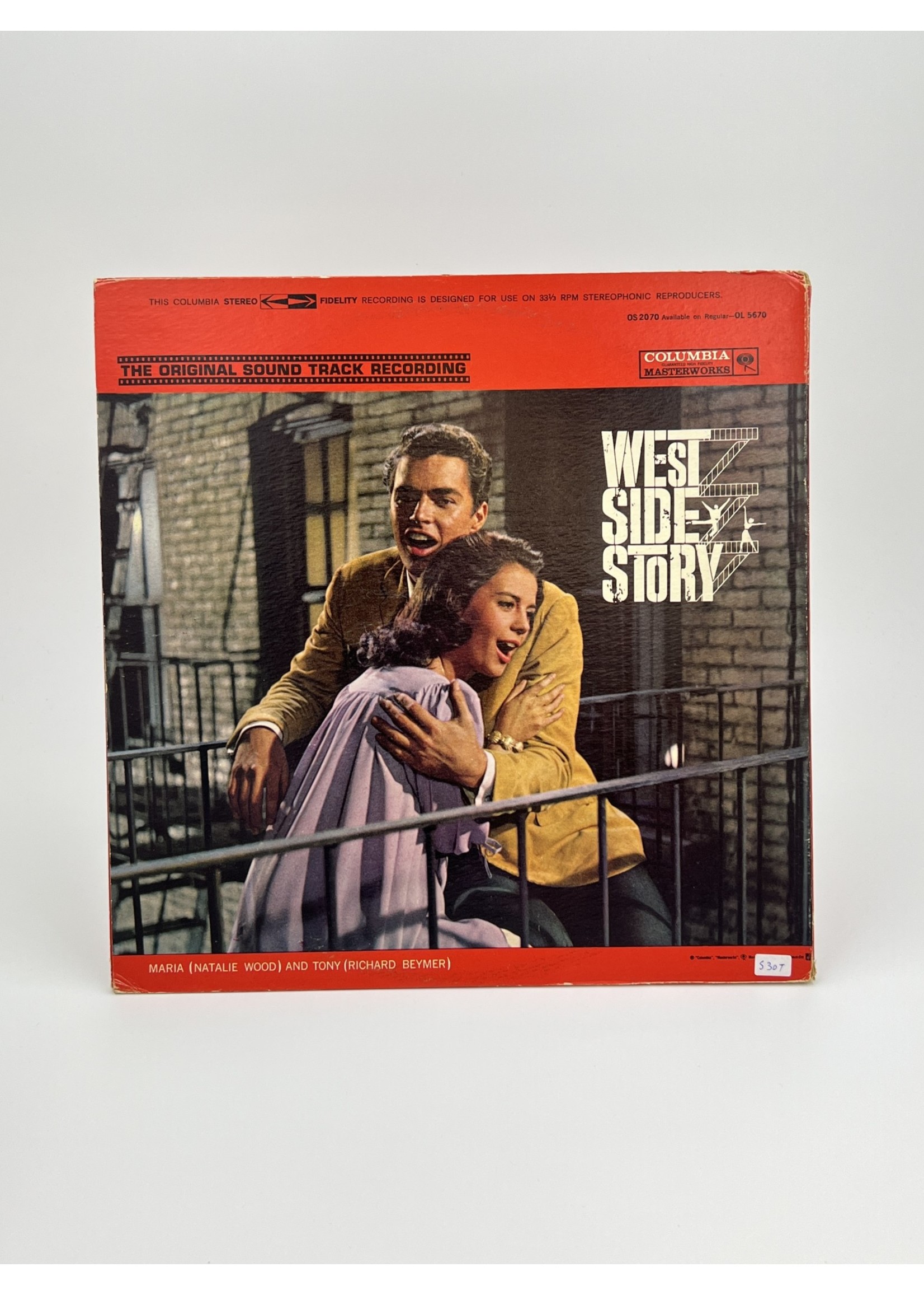 LP West Side Story Soundtrack LP Record