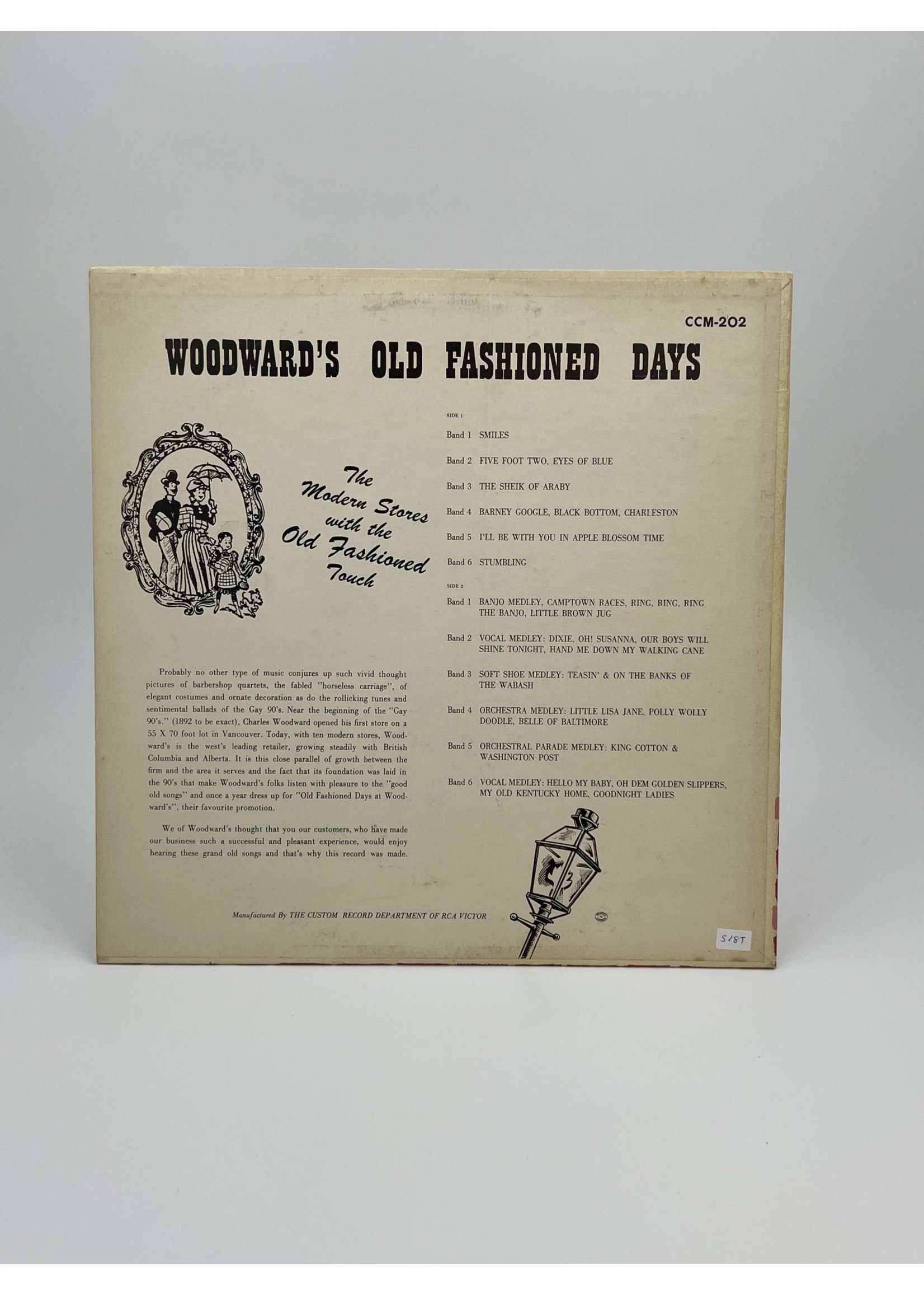 LP Woodwards Old Fashioned Days var5 LP Record