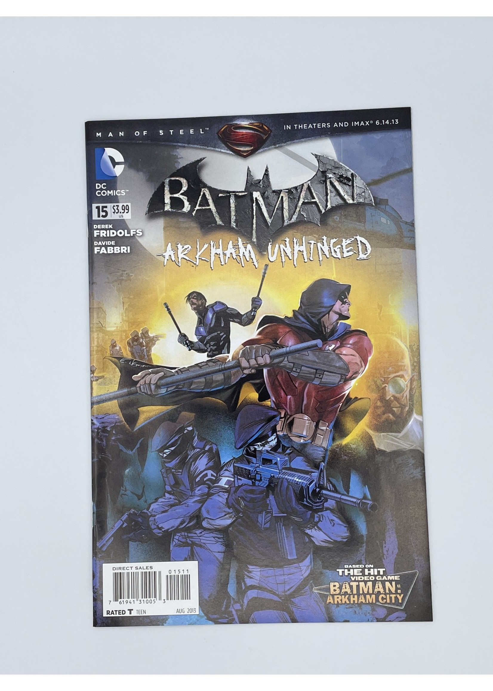 DC Batman: Arkham Unhinged #15 Dc August 2013