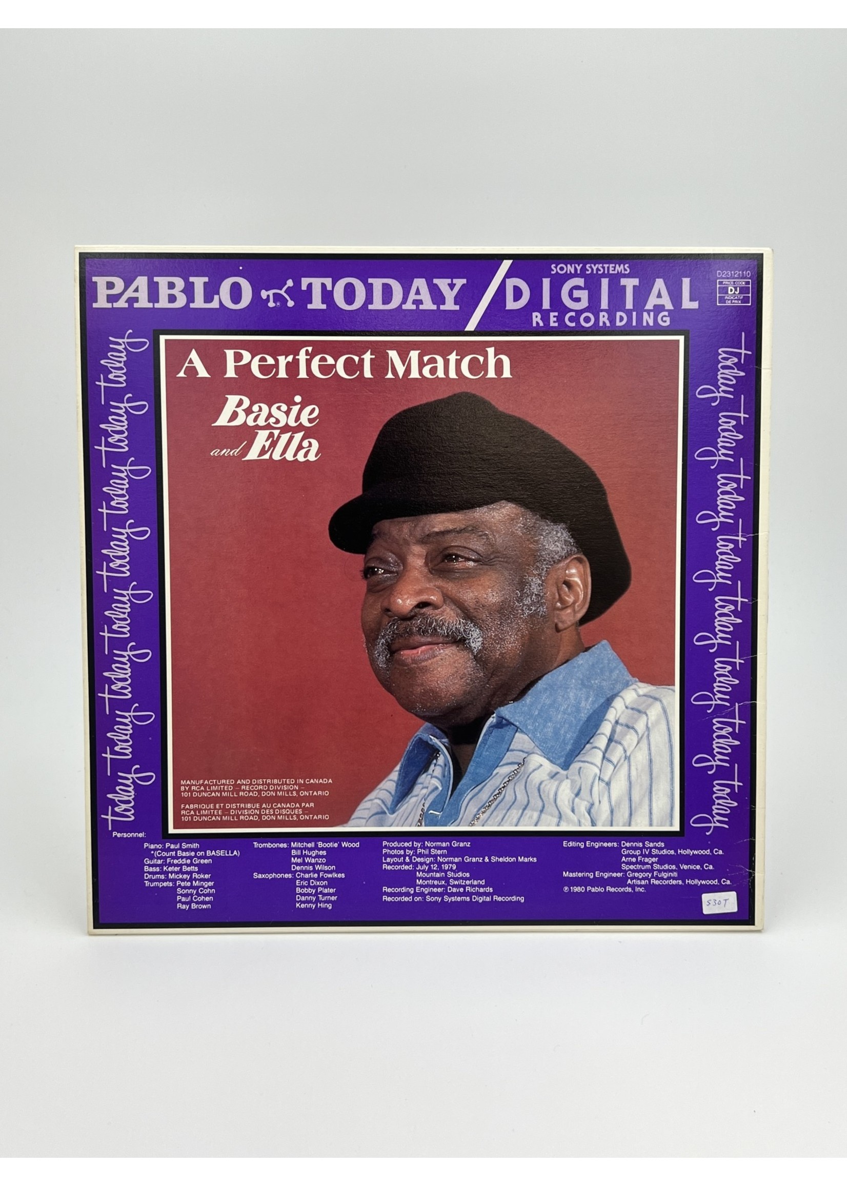 LP Ella and Basie A Perfect Match LP Record