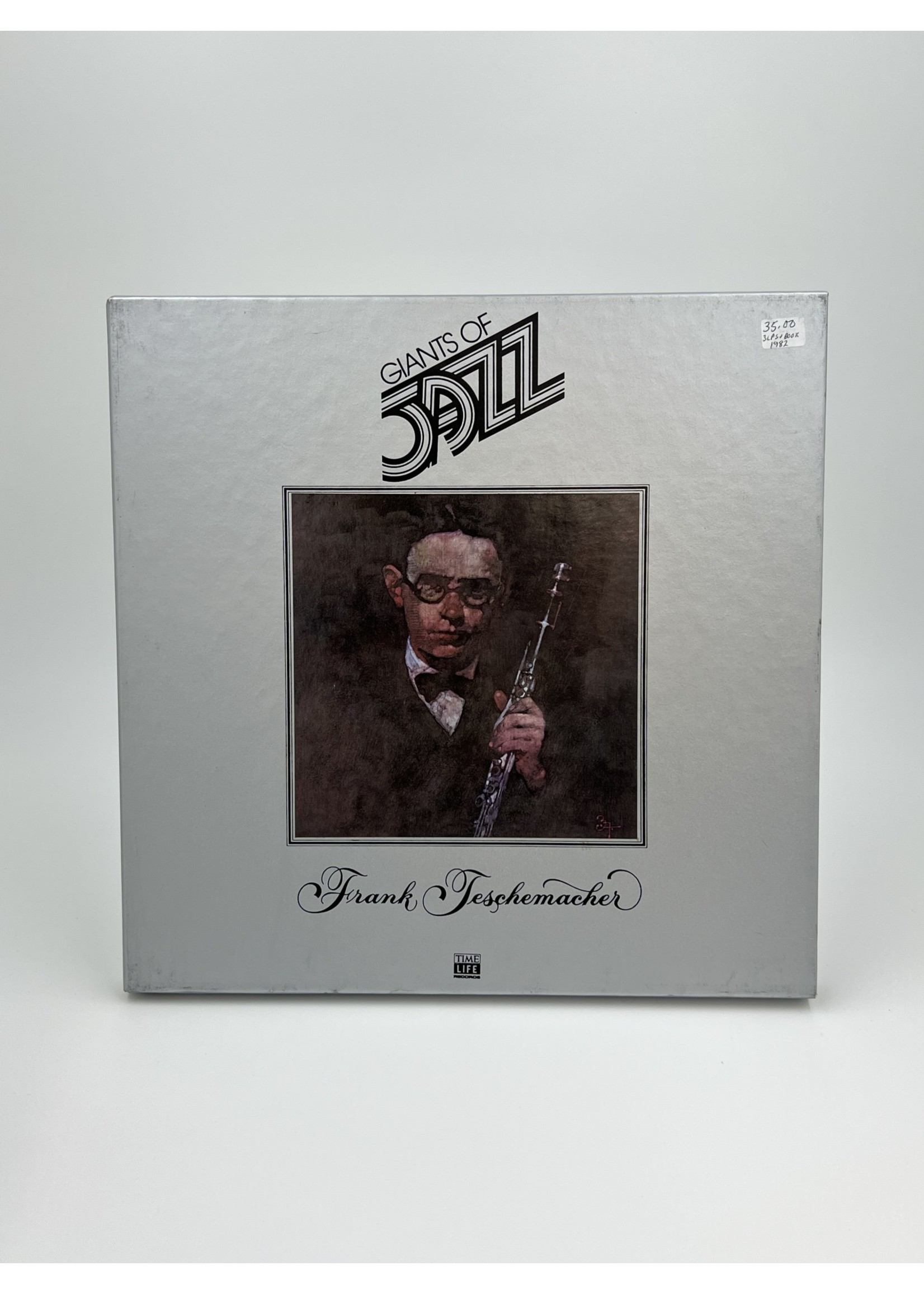 LP Frank Teschemacher Giants Of Jazz LP 3 Record