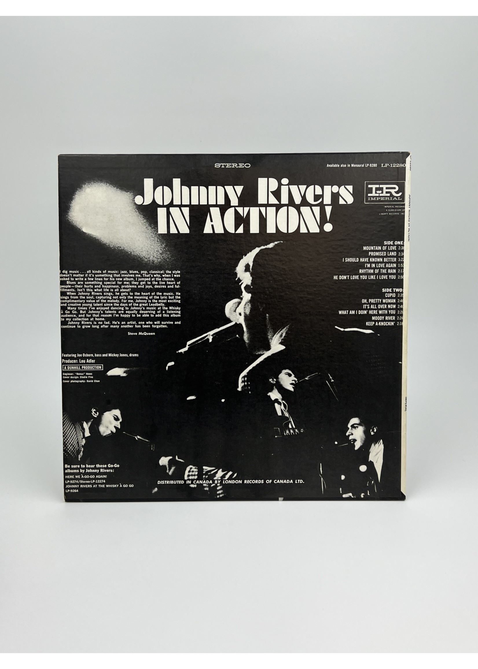 LP Johnny Rivers In Action LP Record