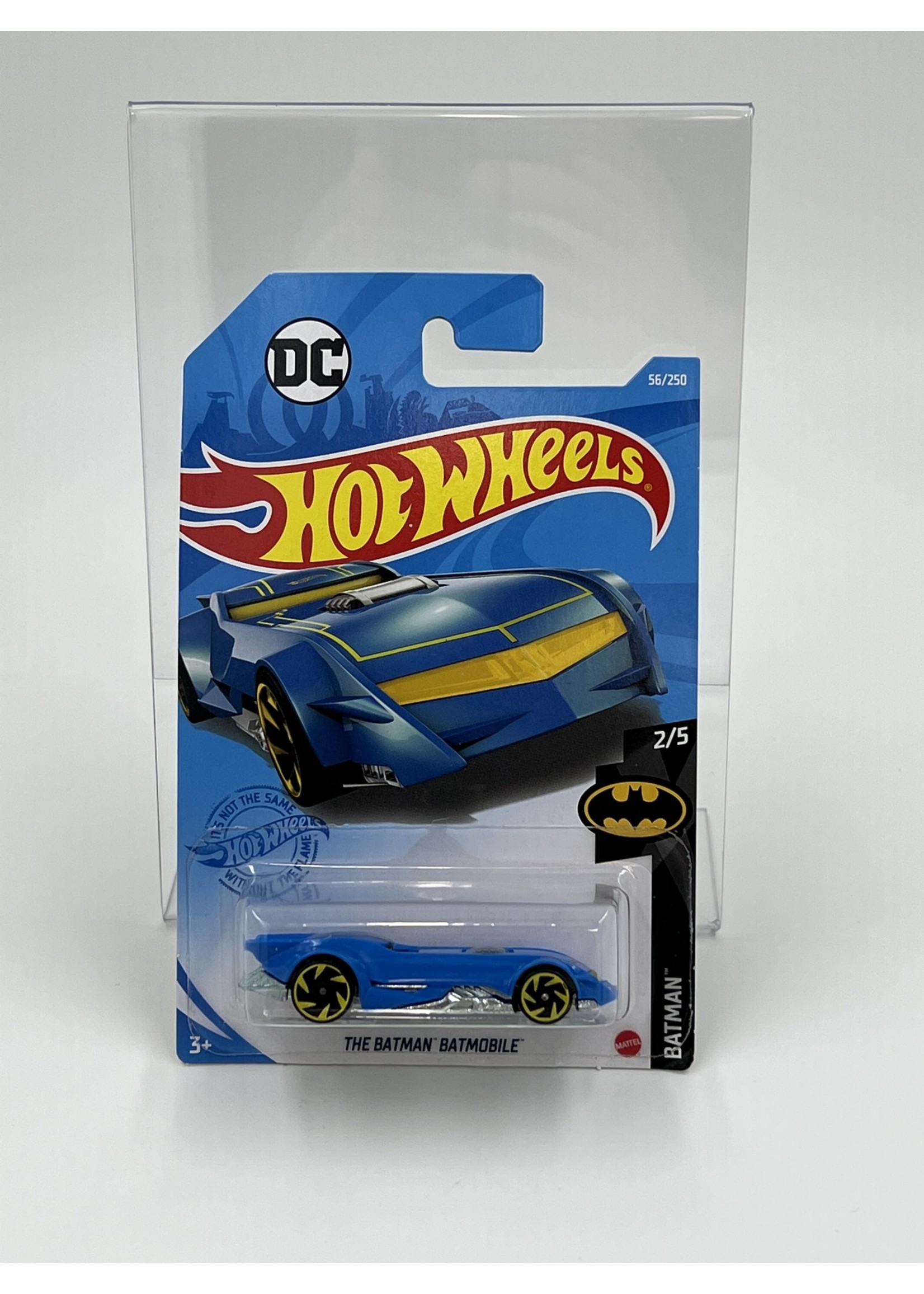 Hot Wheels The Batman Batmobile Blue Yellow Lines Hot Wheel