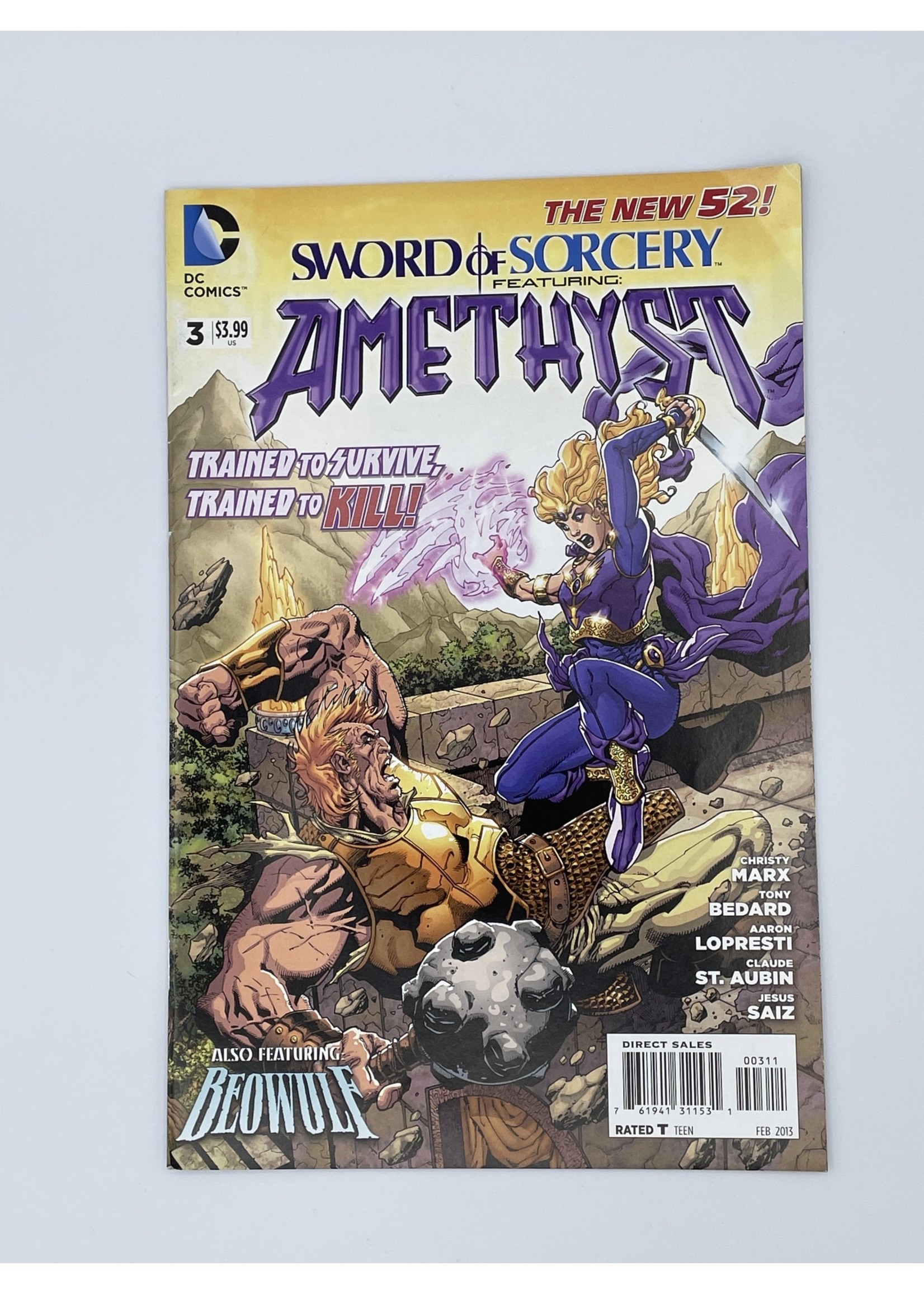 DC Sword Of Sorcery #3 Dc February 2013