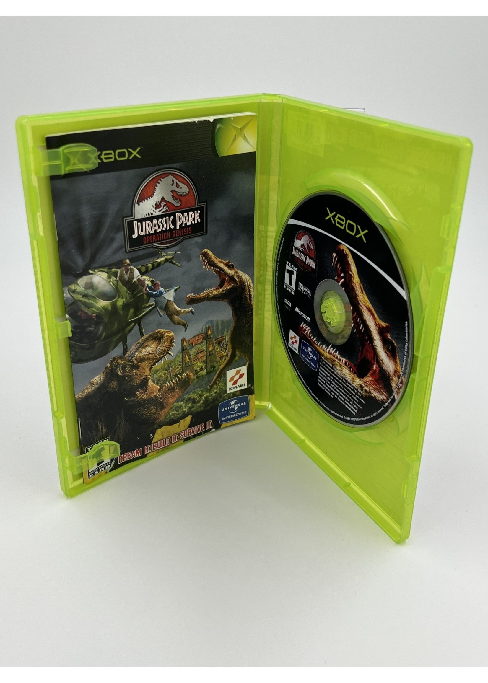Xbox Jurassic Park Operation Genesis Xbox