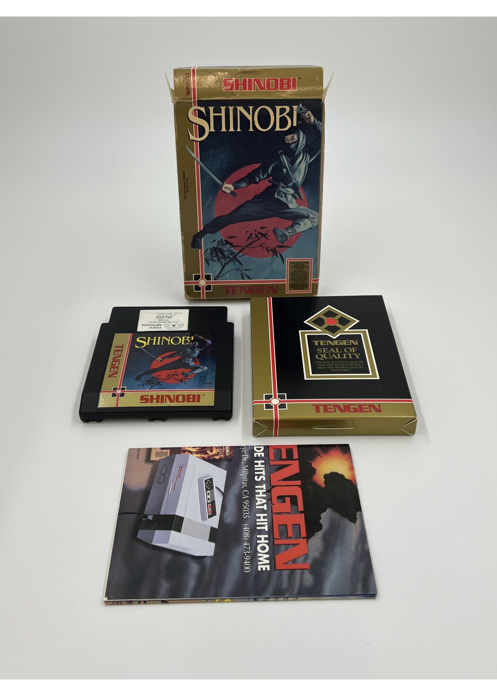 Nintendo Shinobi Tengen Nes