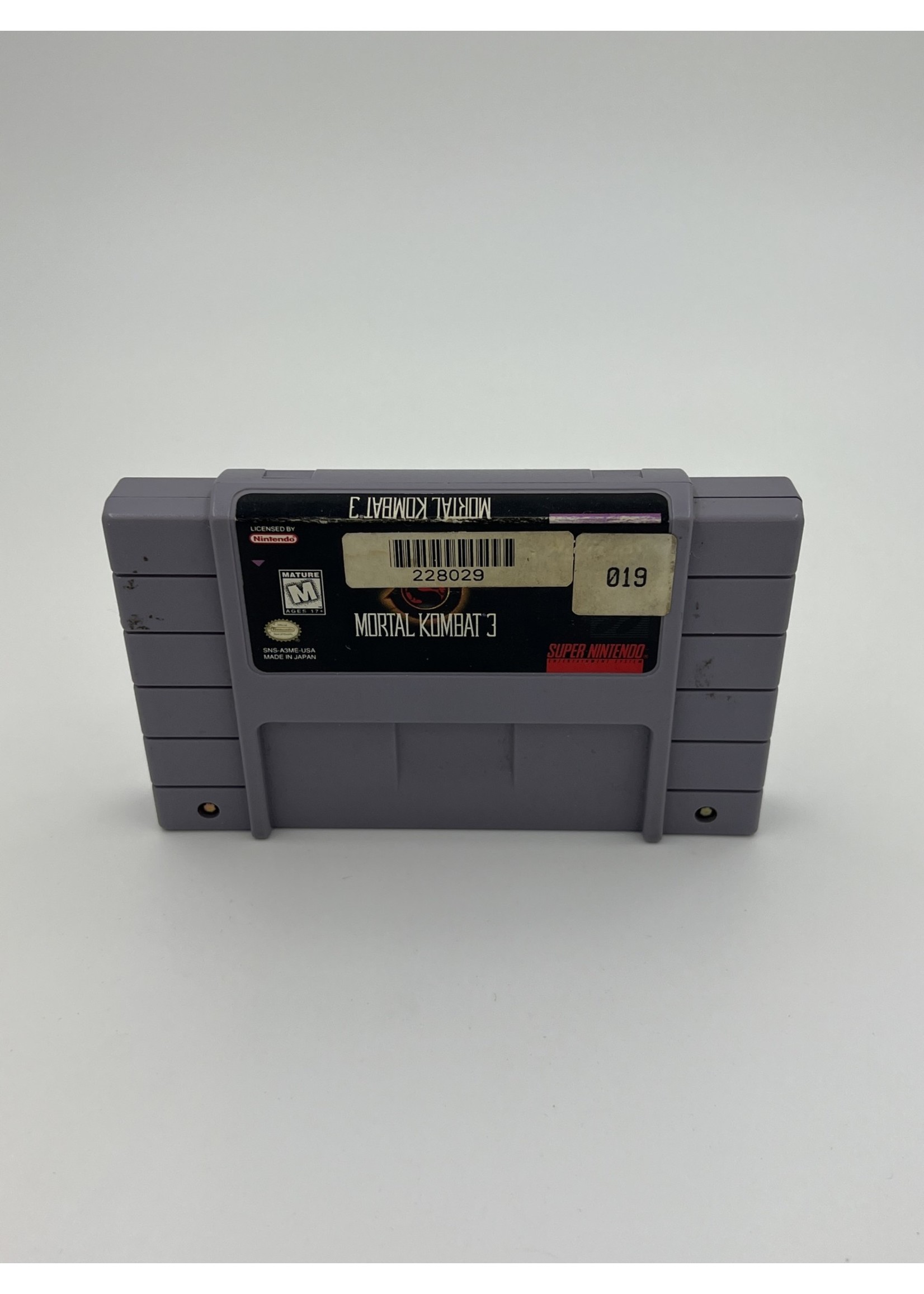 Nintendo Mortal Kombat 3 Snes