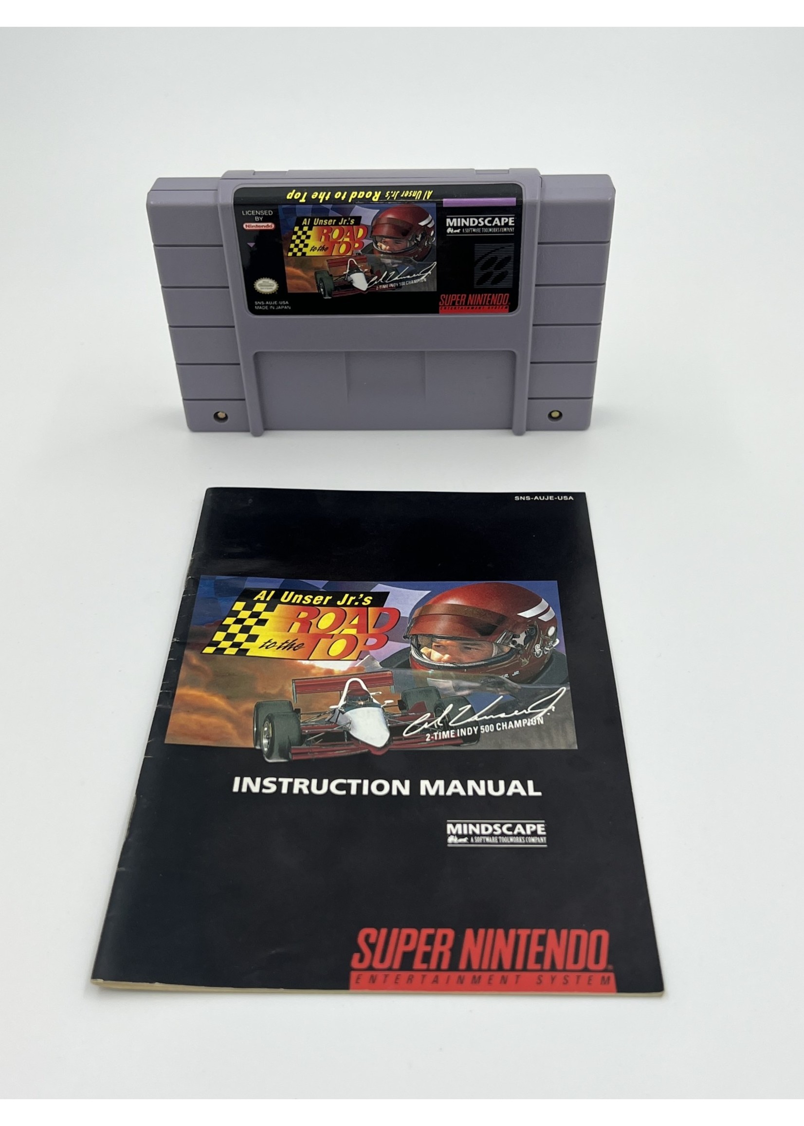 Nintendo Al Unser Jrs Road To The Top With Instructions Snes