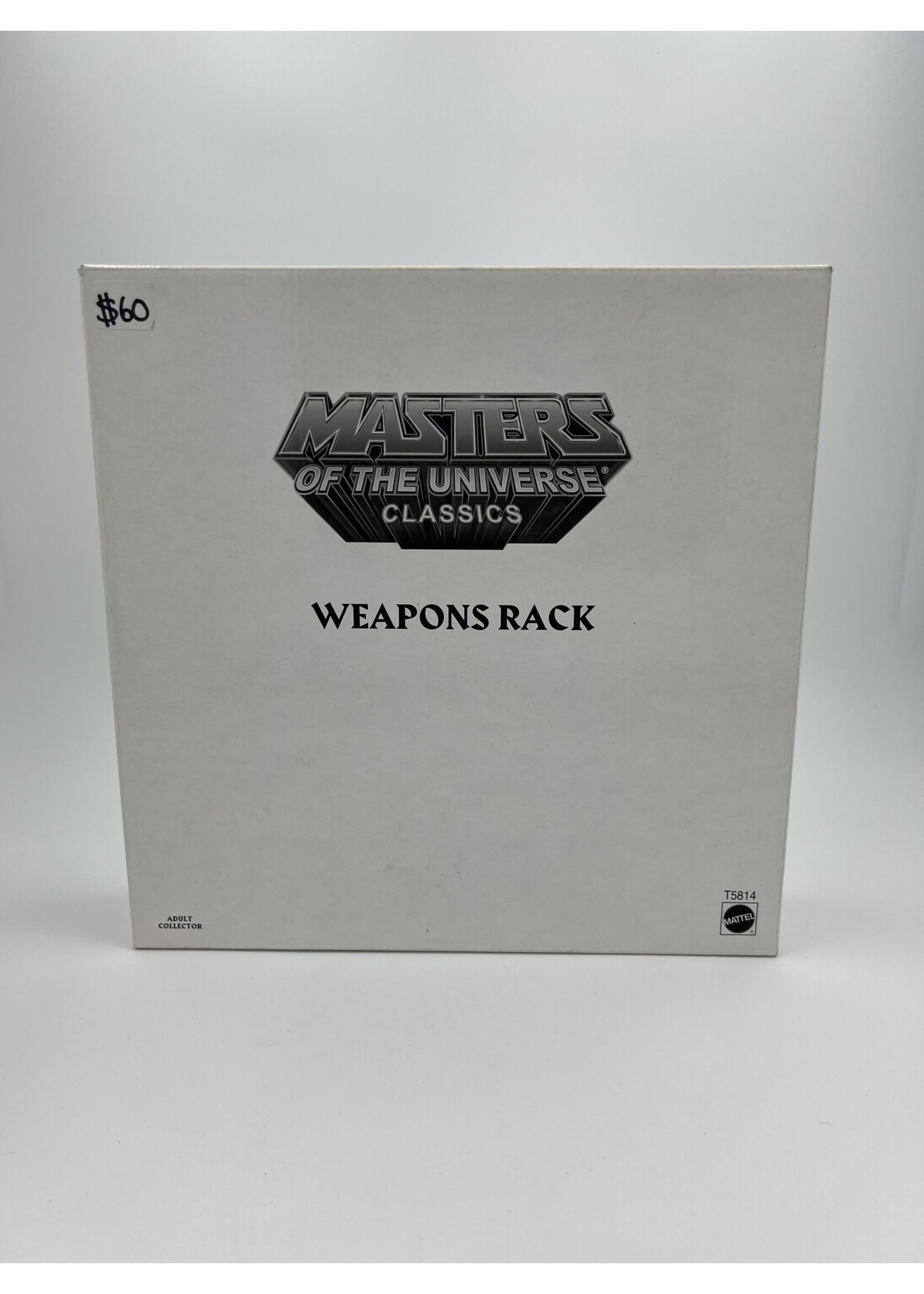 Action Figures Weapon Rack Masters Of The Universe Classics With Mailer Box