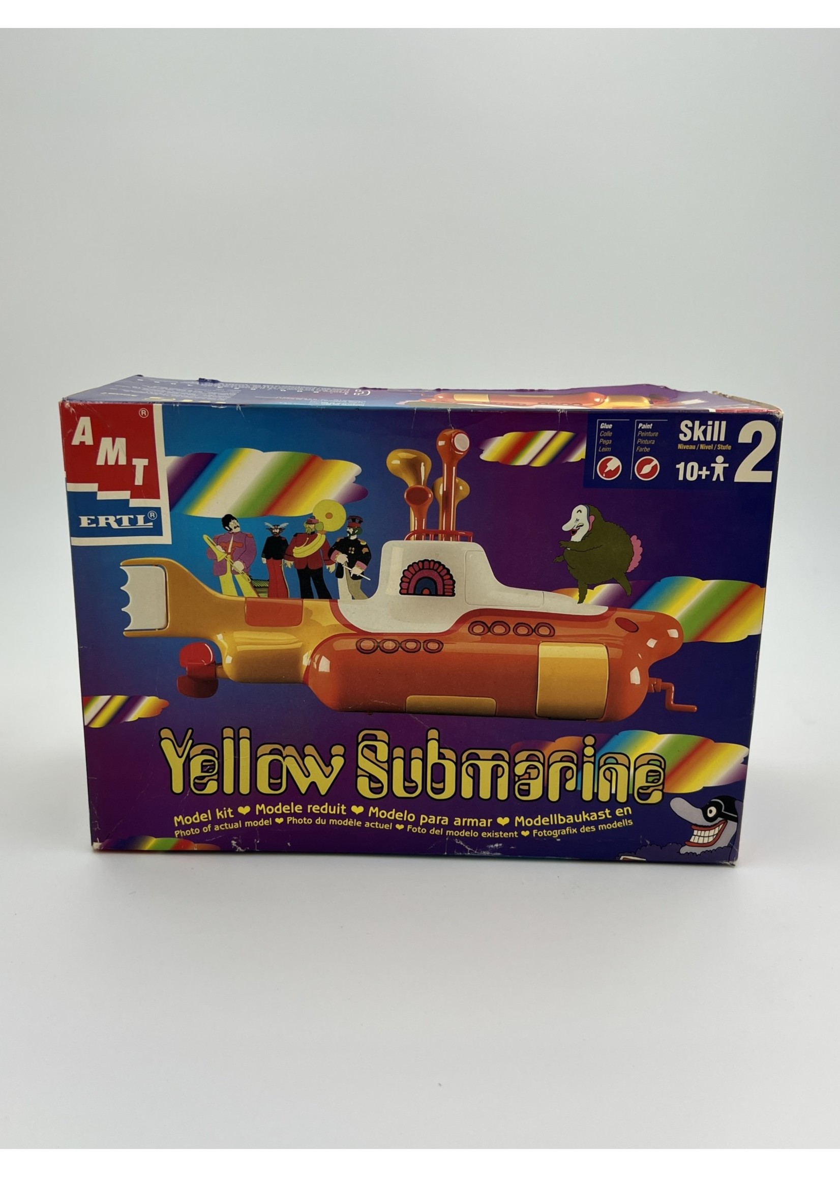 Models Yellow Submarine Model Opened Box Sealed Parts Amt