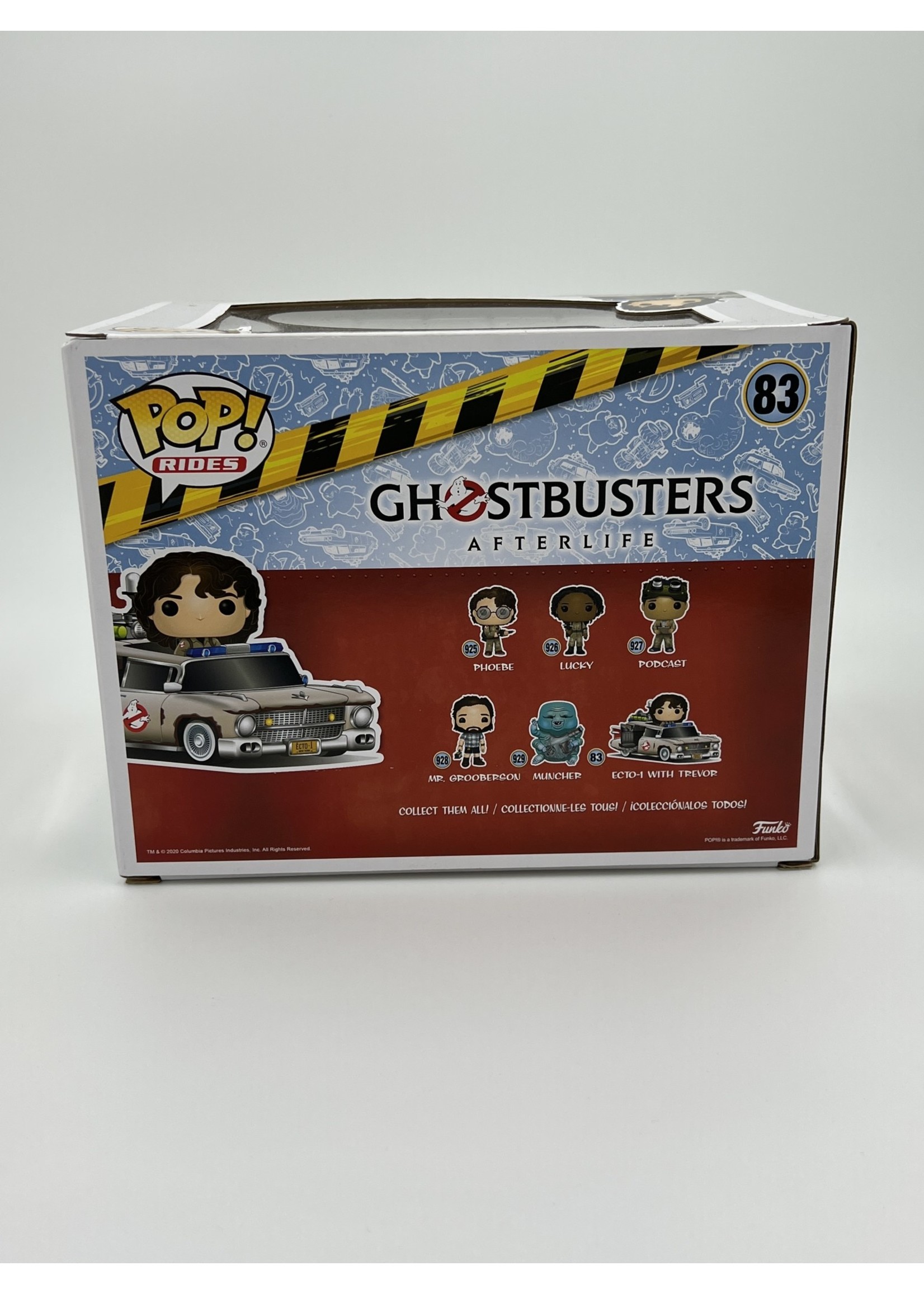 Action Figures Ecto 1 With Trevor Ghostbusters Afterlife Funko Pop Rides
